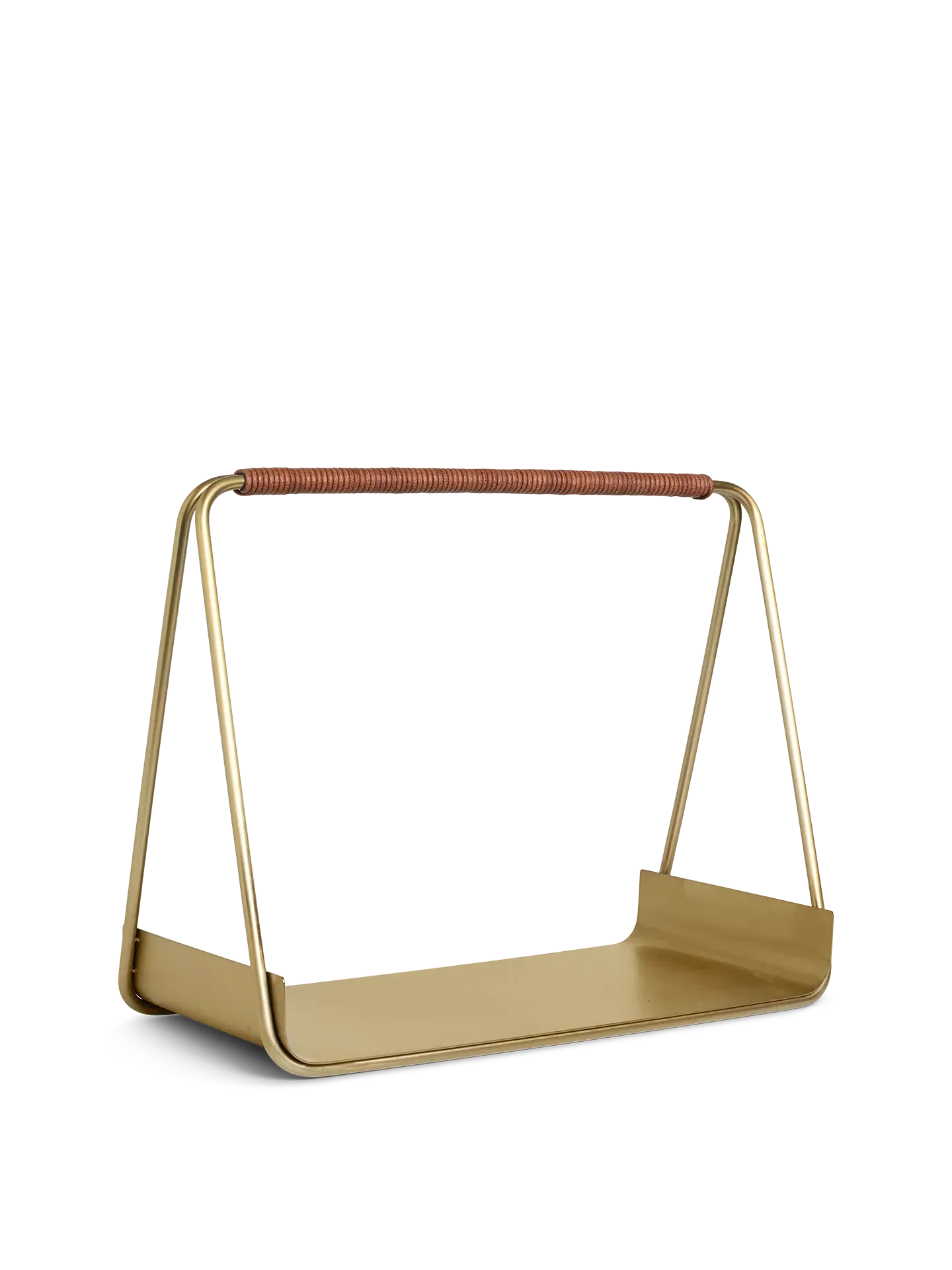 Port Wood Basket - Brass image