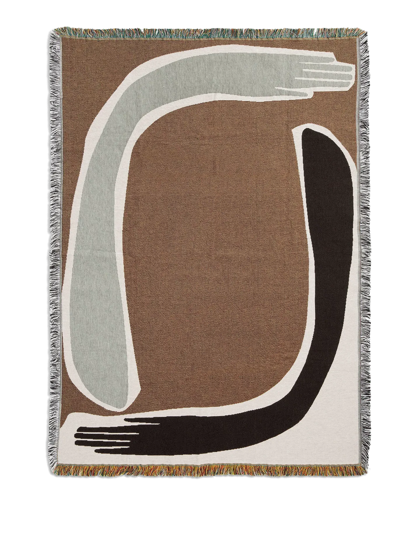 Pose Tapestry Blanket - Coffee image