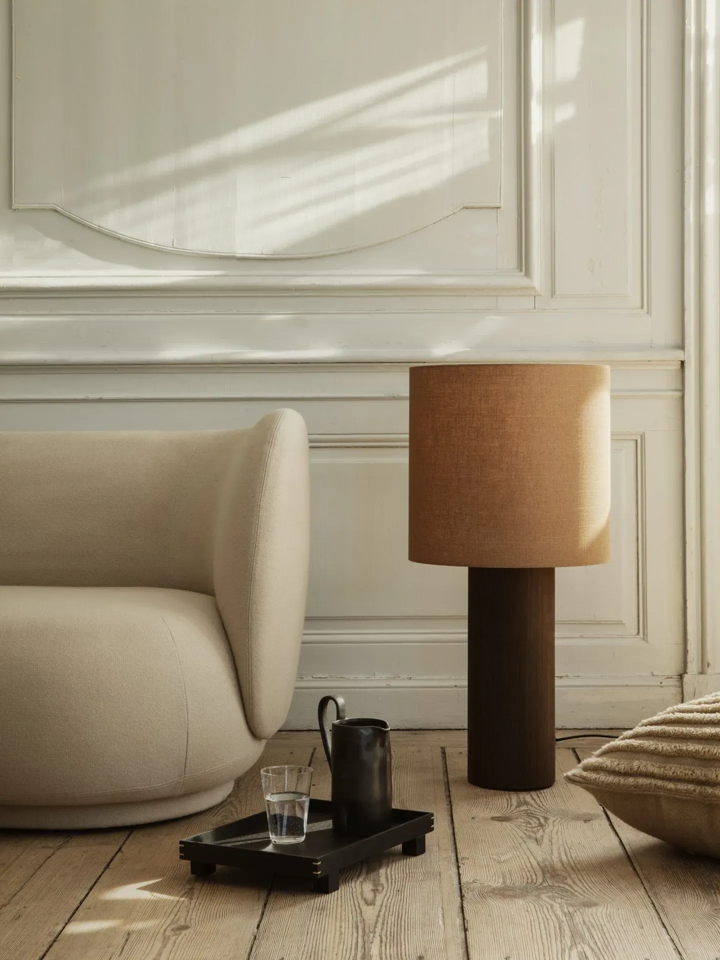 Post Floor Lamp Base - Oak