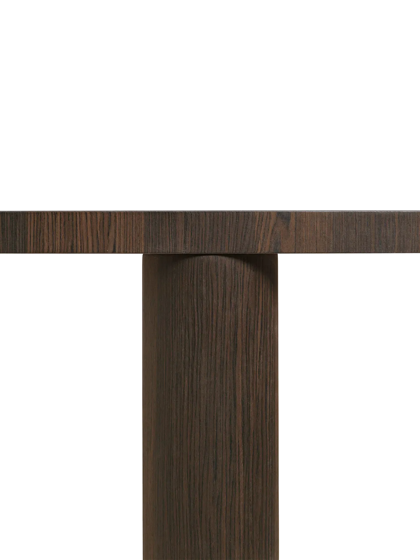 Post Round Dining Table - Oak