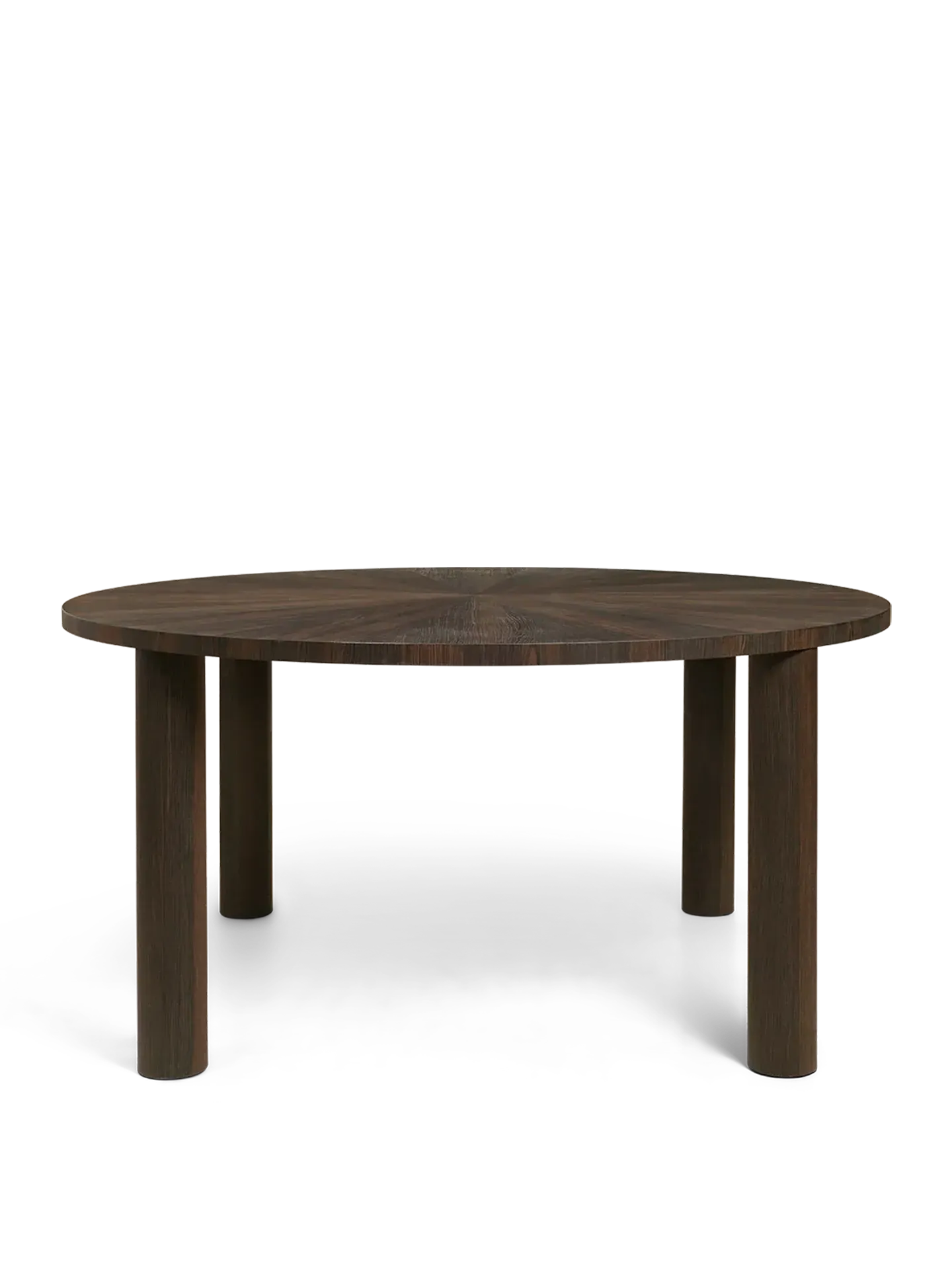 Post Round Dining Table - Oak image