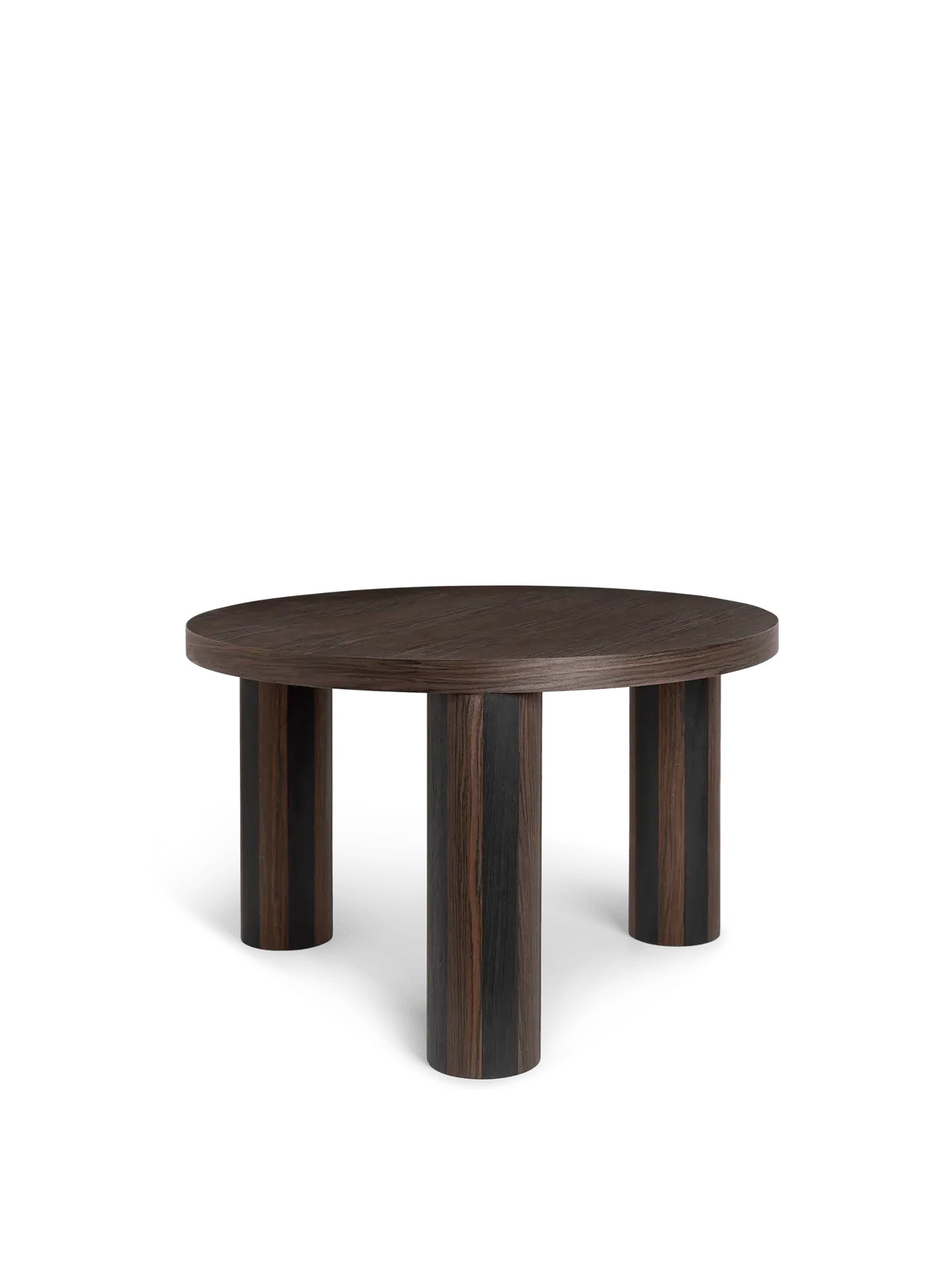 Post Small Round Coffee Table - Lines