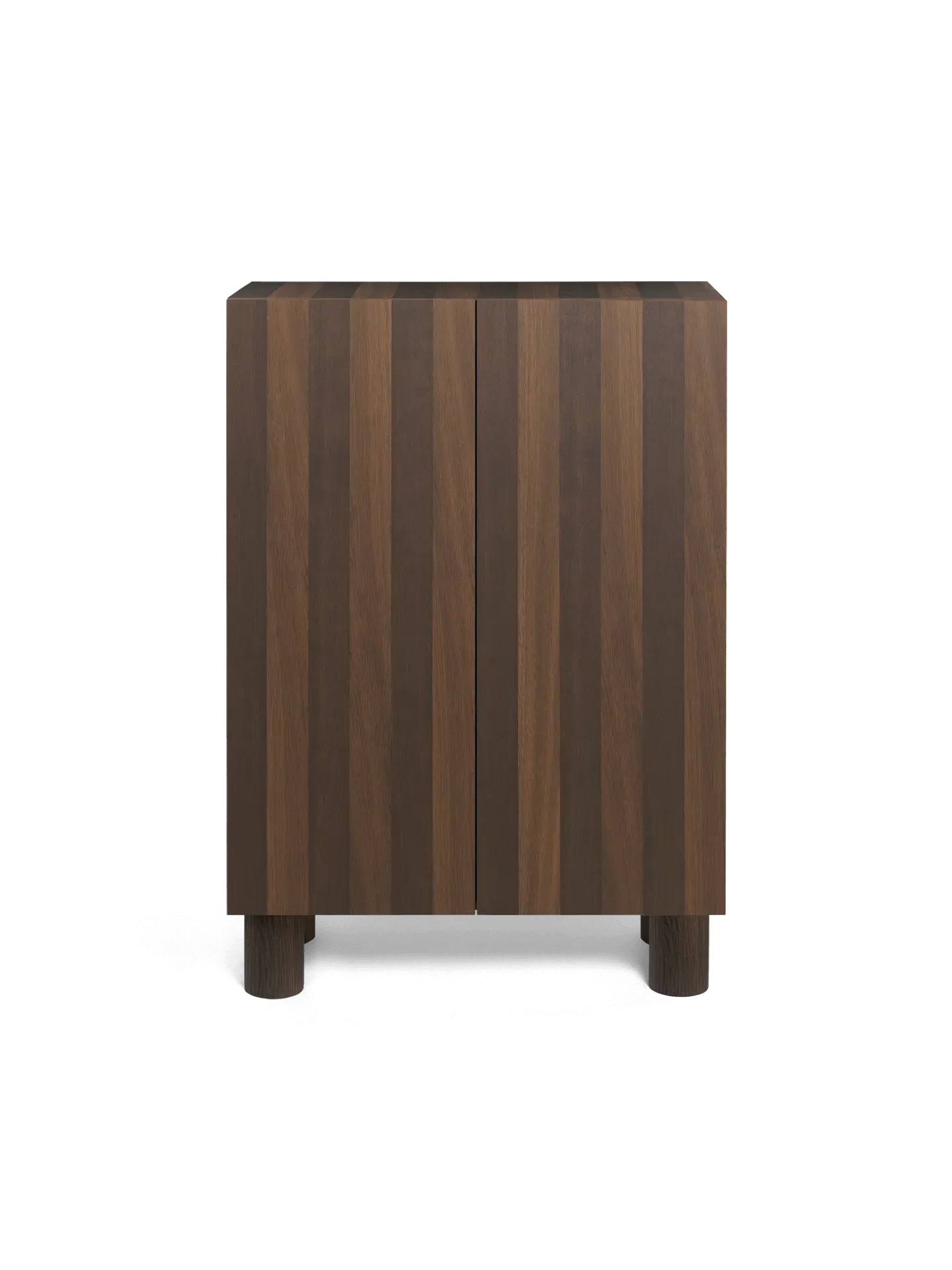 Post Storage Cabinet - Smoked Oak image