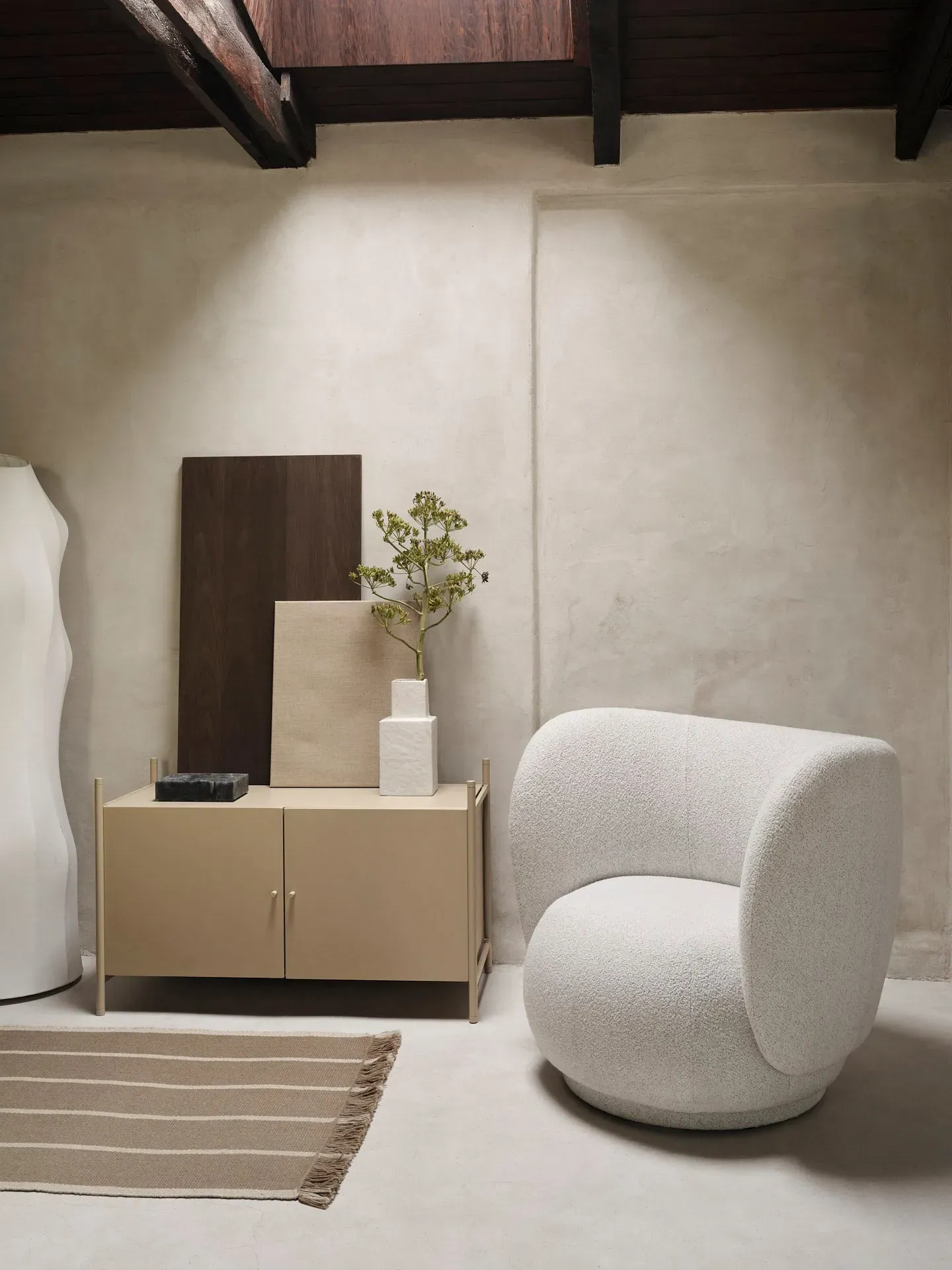 Punctual Cabinet - Cashmere, Steel