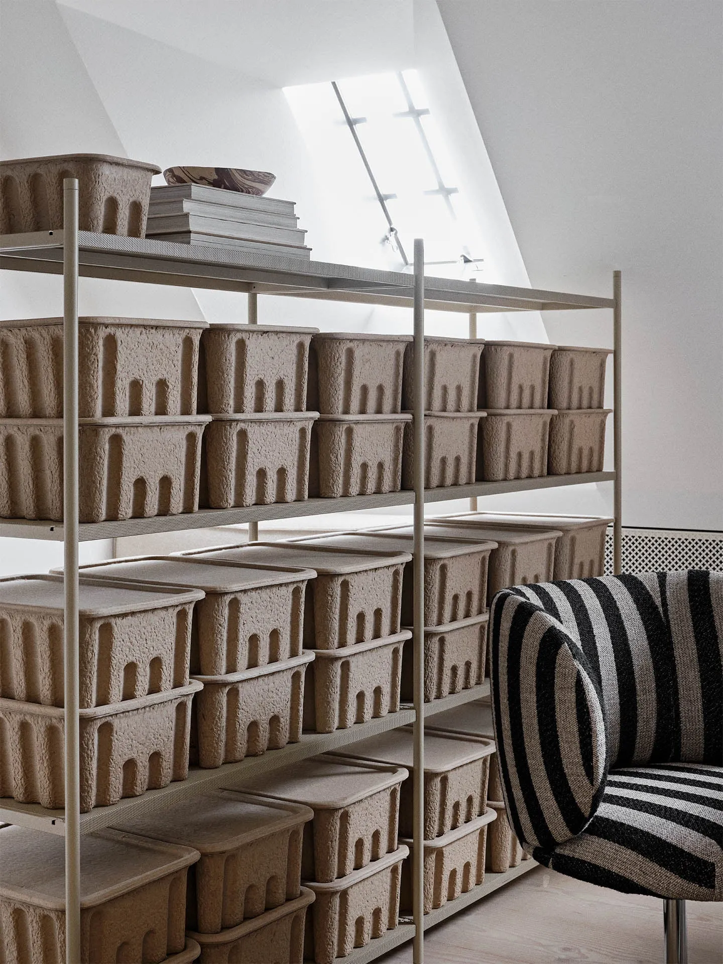 Punctual Perforated Shelf - Cashmere