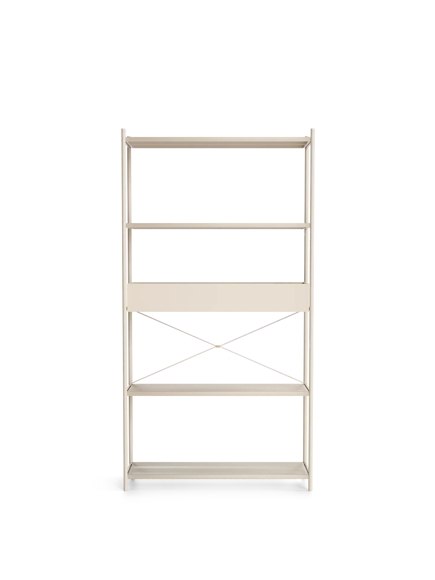 Punctual Shelf Box - Cashmere, Metal