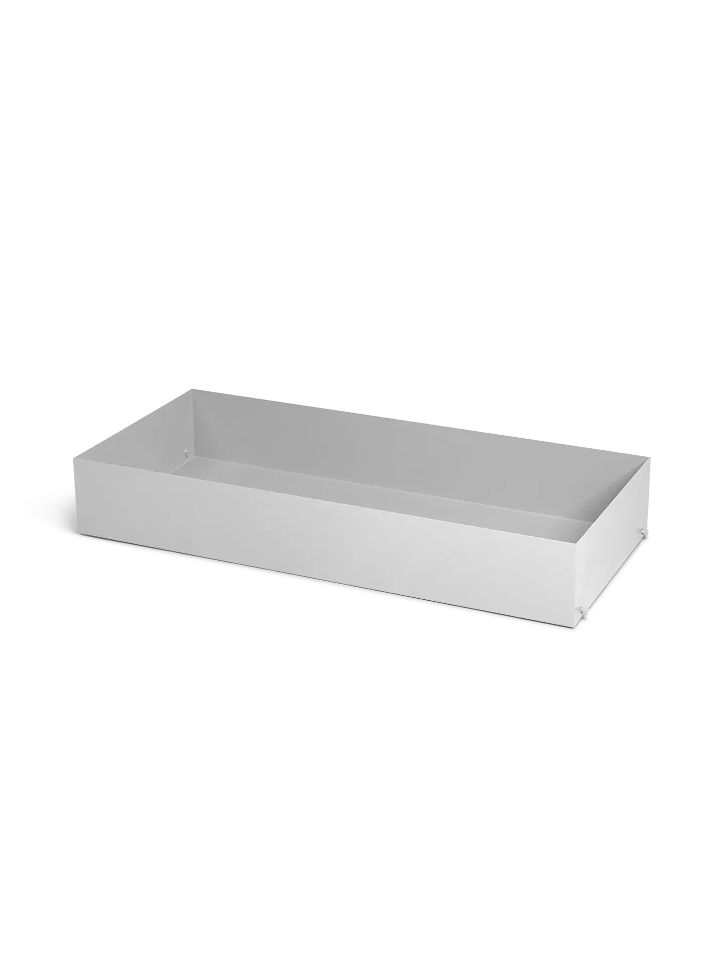 Punctual Shelf Box - Light Grey, Metal