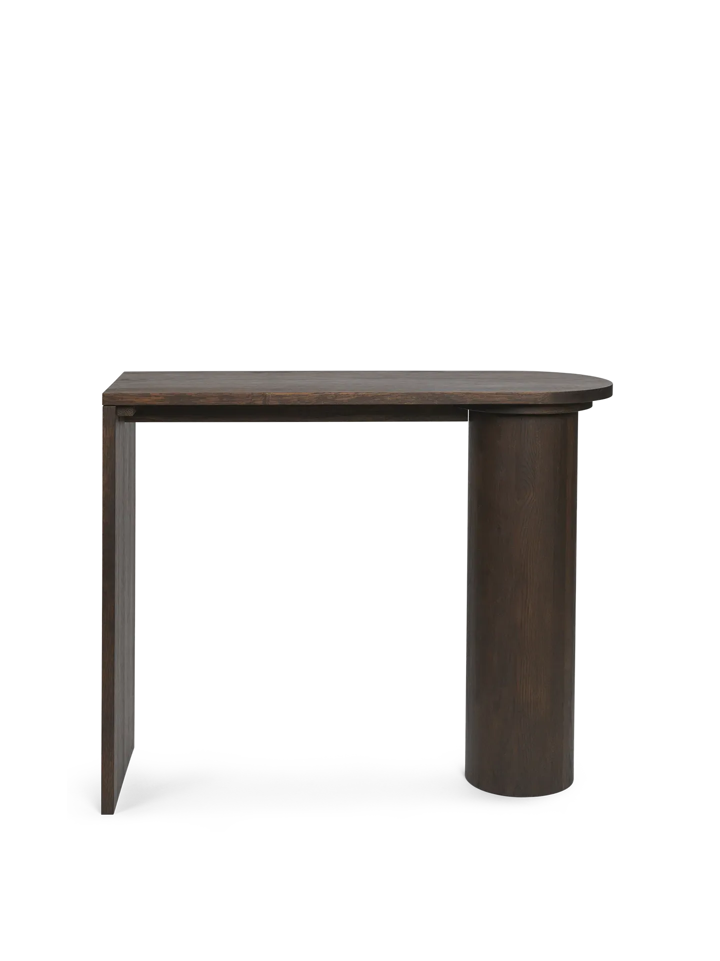 Pylo Console Table - Dark Stained Oak