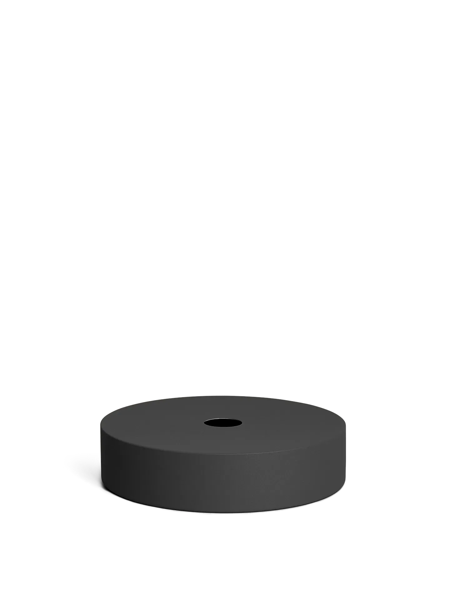 Record Drum Pendant Shade - Black, Metal