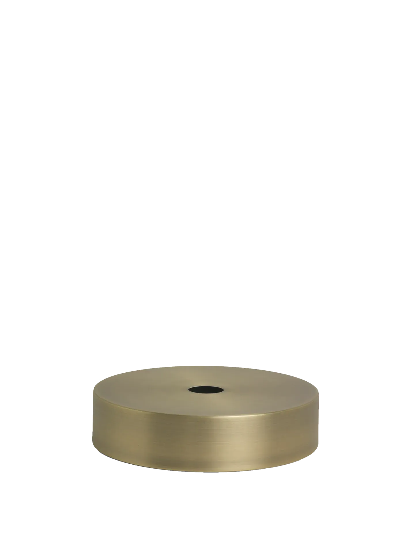 Record Drum Pendant Shade - Brass, Metal