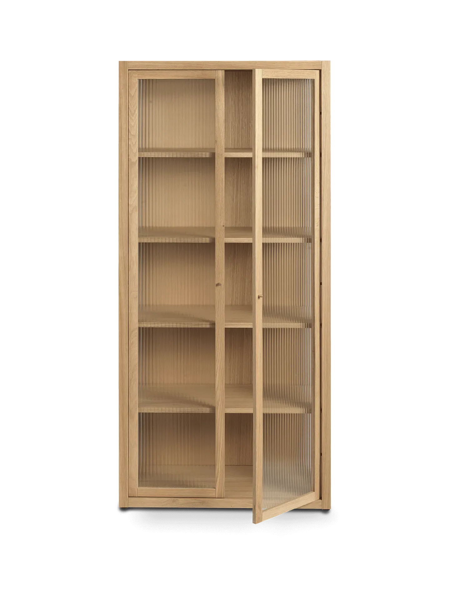 Reed Vitrine - Natural Oak