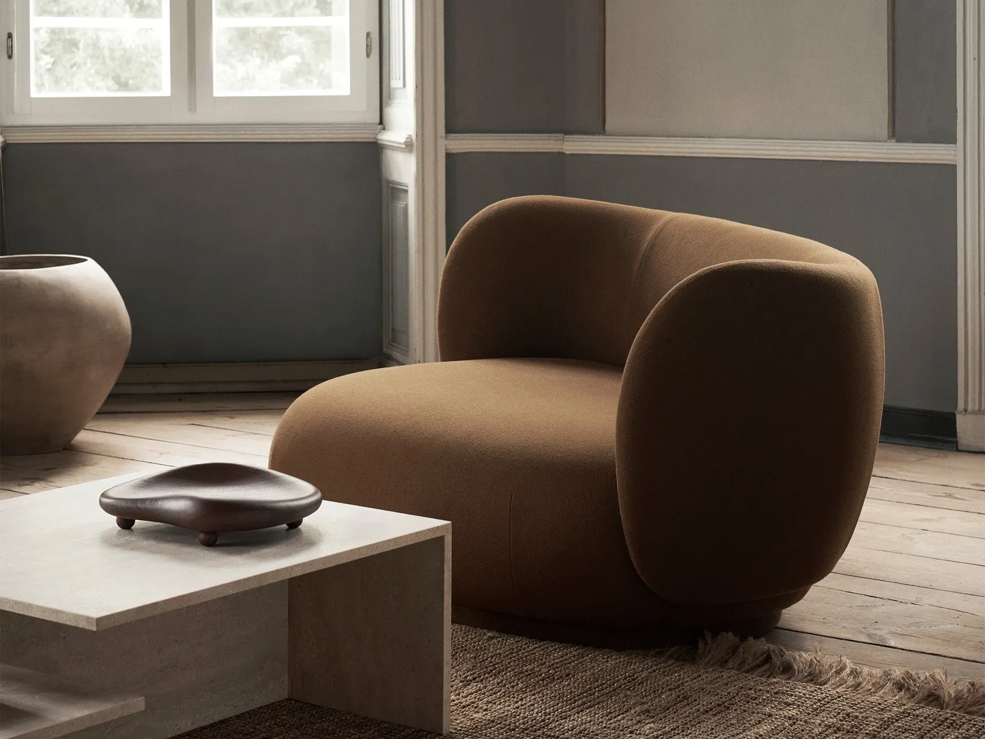 Rico Curve Right Chaise Longue - Sugar Kelp, Tonus