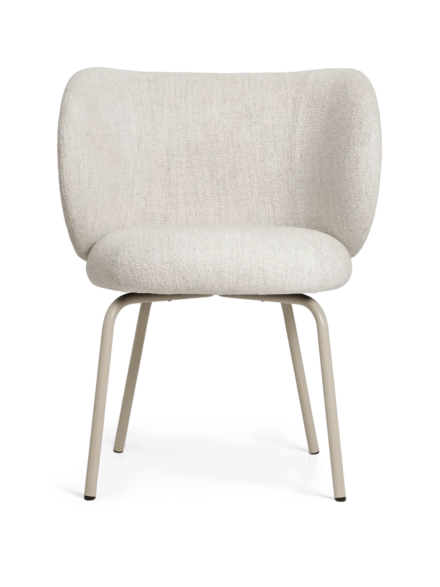 Rico Dining Chair - Off-White, Bouclé