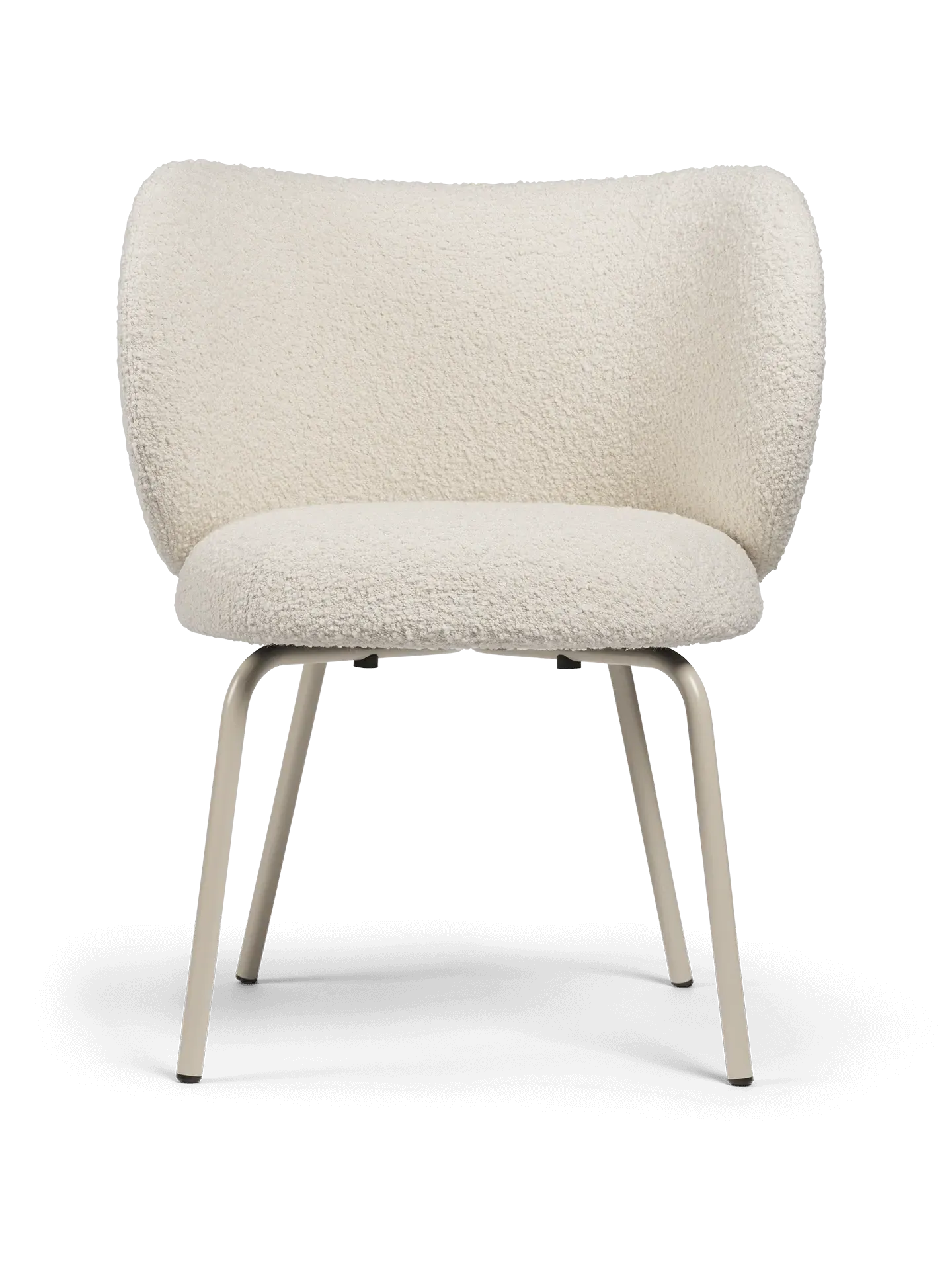 Rico Dining Chair - Off-White, Nordic Bouclé