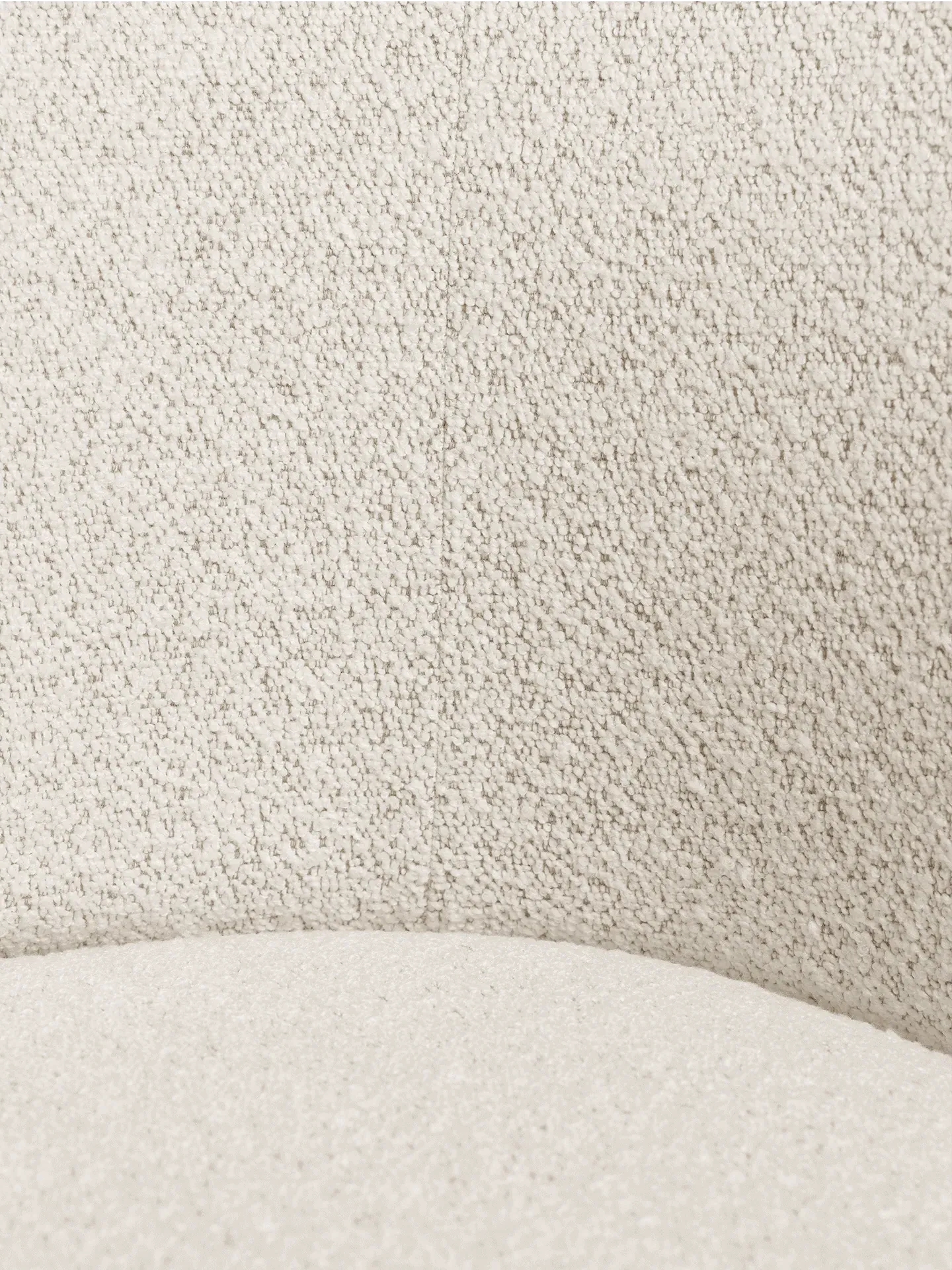 Rico Dining Chair - Off-White, Soft Bouclé