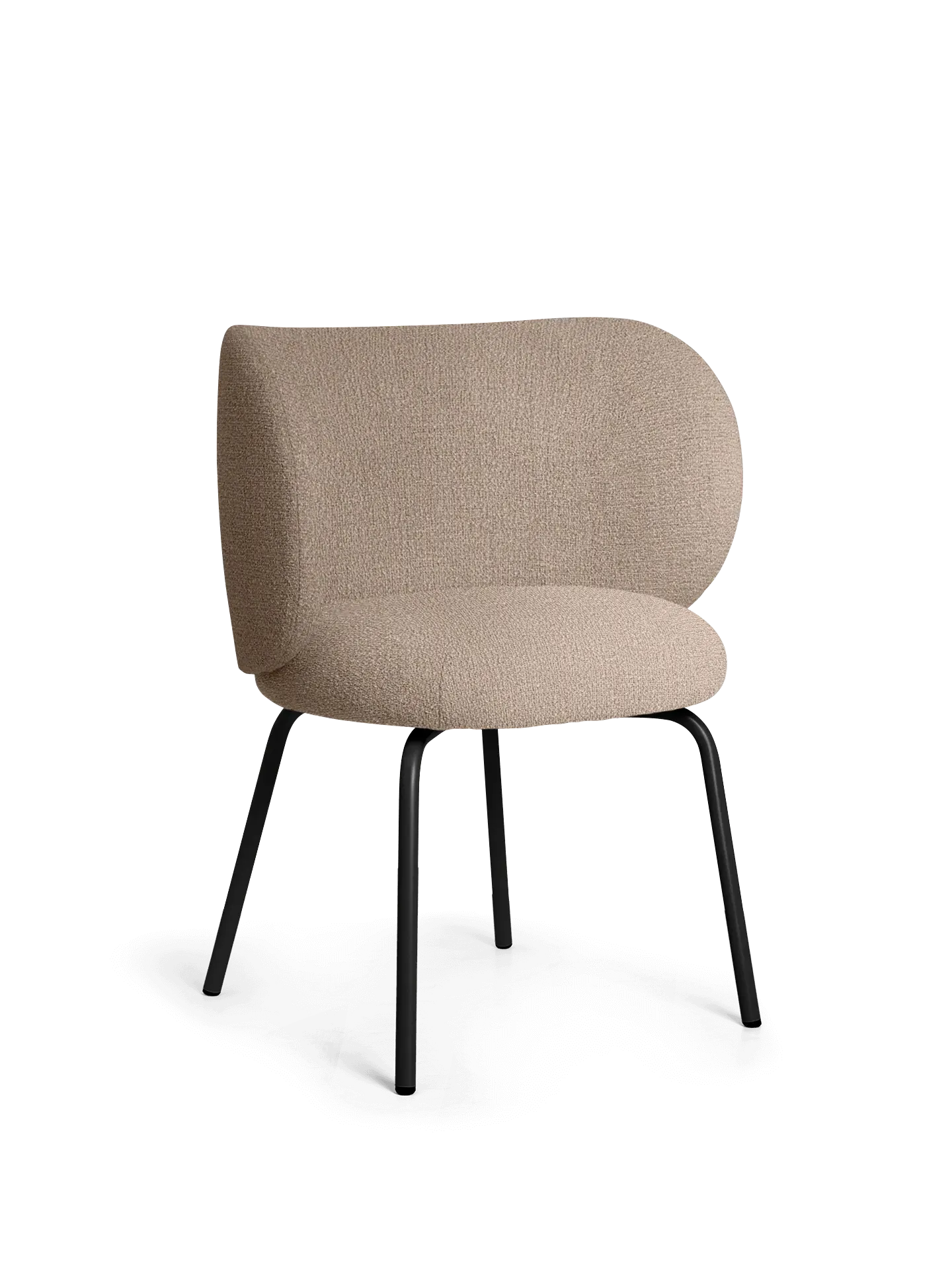 Rico Dining Chair - Sand, Bouclé