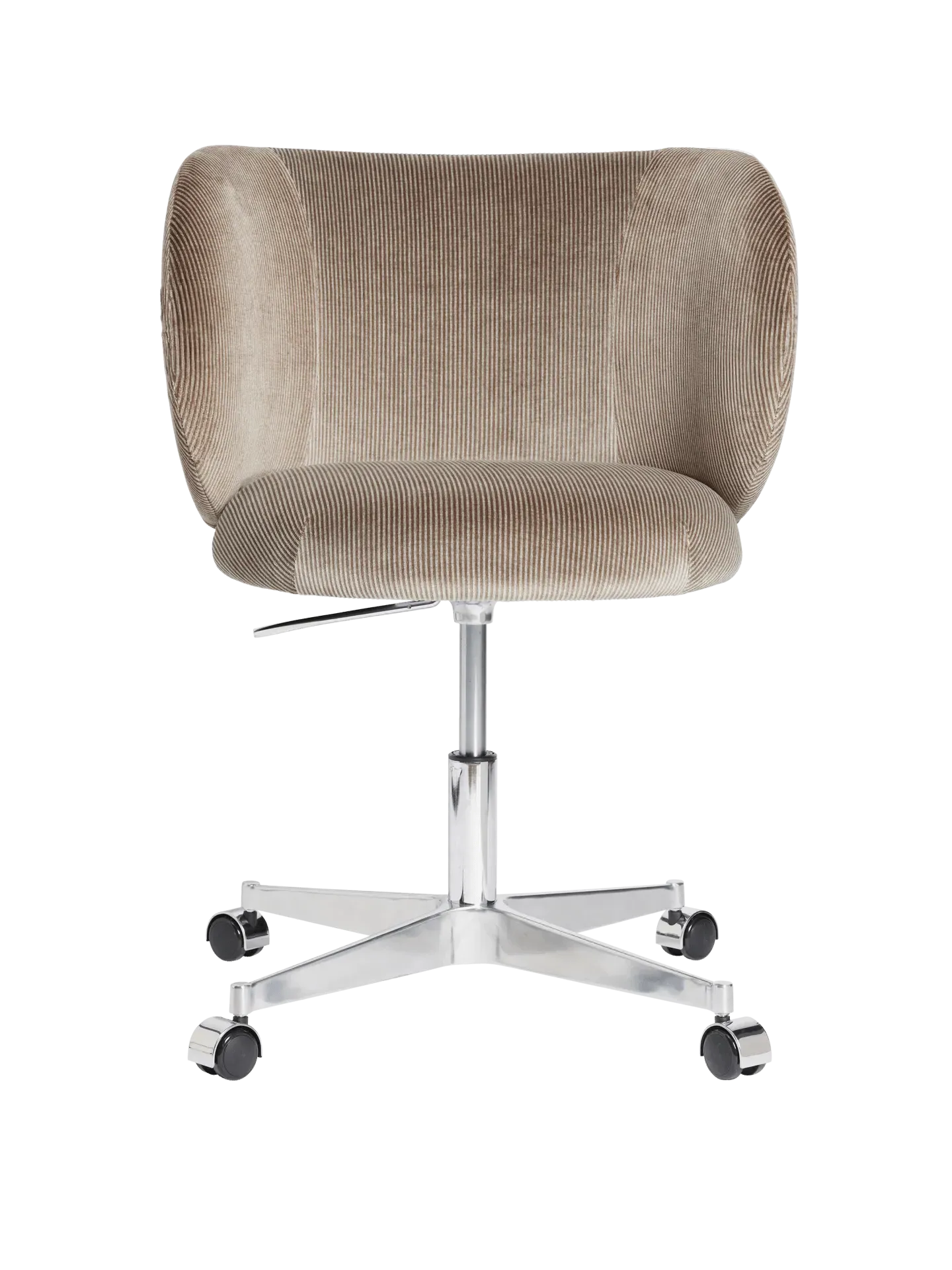 Rico Dining Chair with Castors - Flint Grey, Devoré Velvet