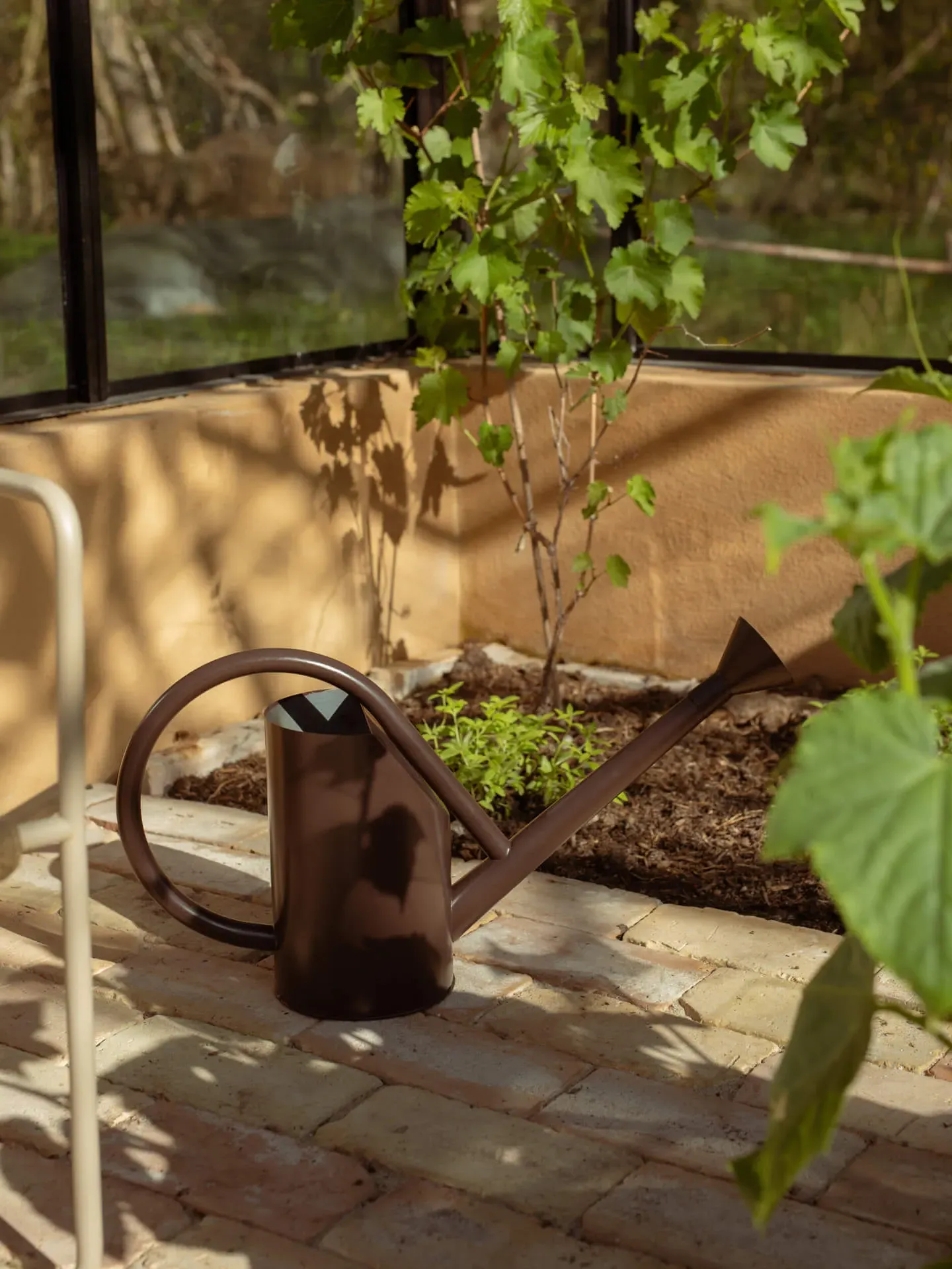 Antila Watering Can - Dark Chocolate, Stainless Steel alternate view