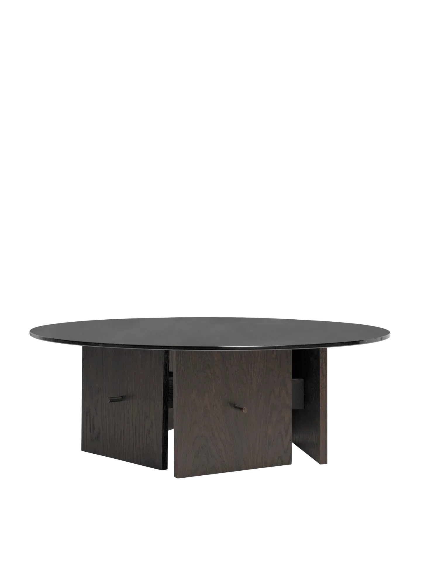 Aukko Coffee Table - Tinted Glass, Oak product