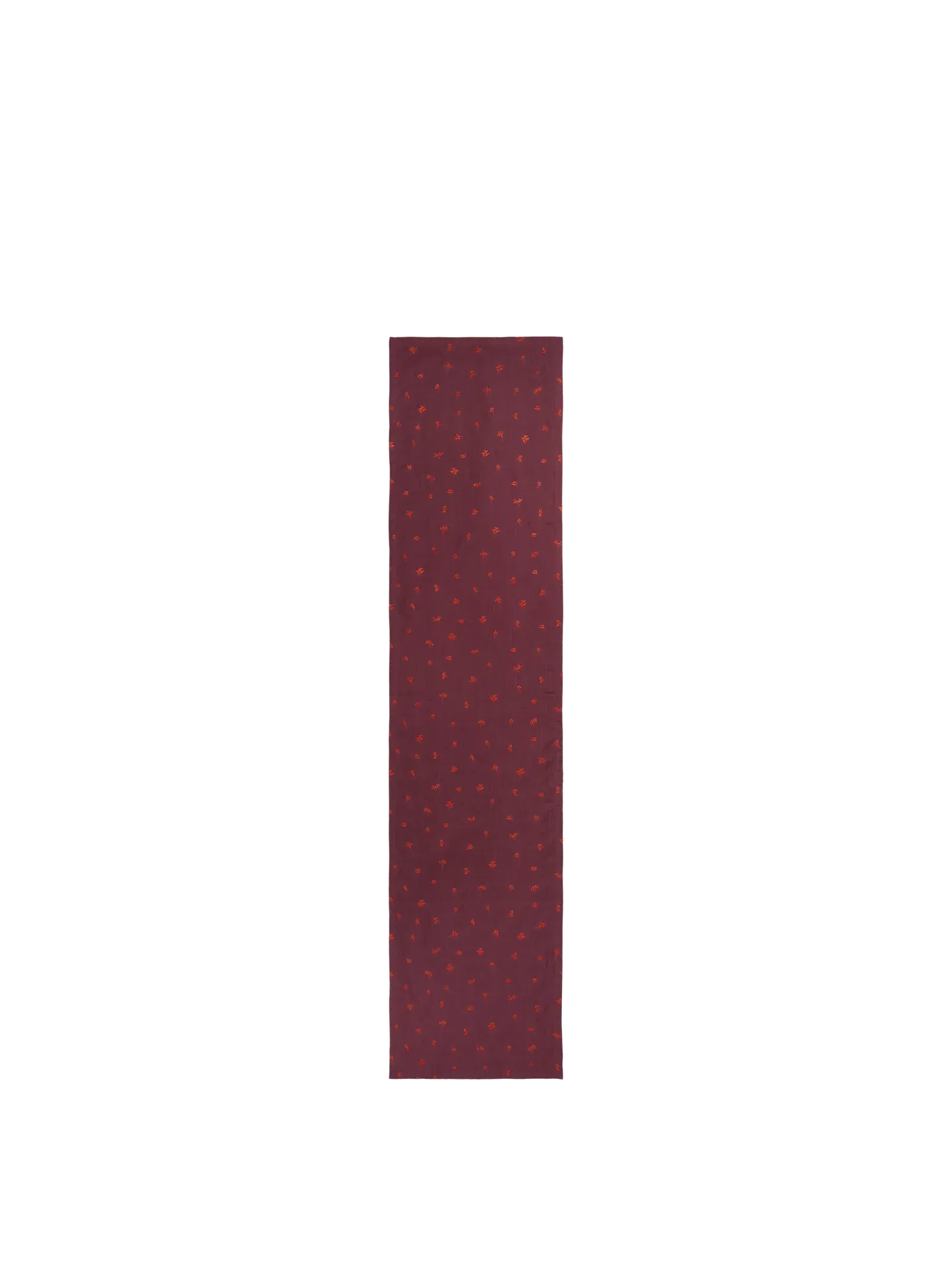 Baies Table Runner - Dark Grape/Picante Red, Linen product