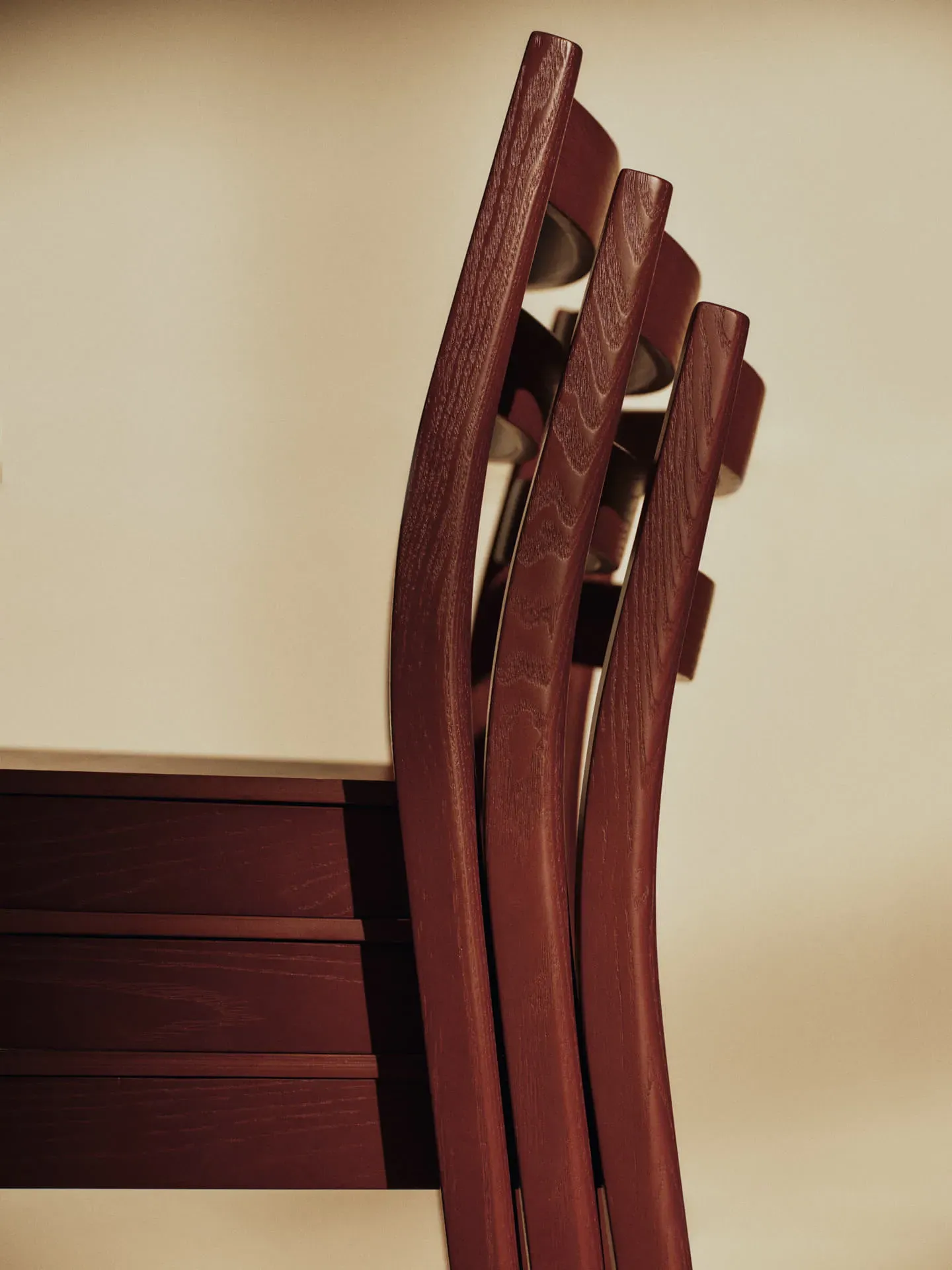 Boda Dining Chair - Red Brown, FSC Wood alternate view