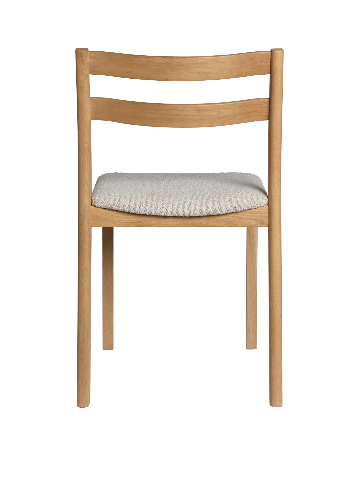 Boda Dining Chair Upholstered Seat - Natural Oak, Bouclé alternate view