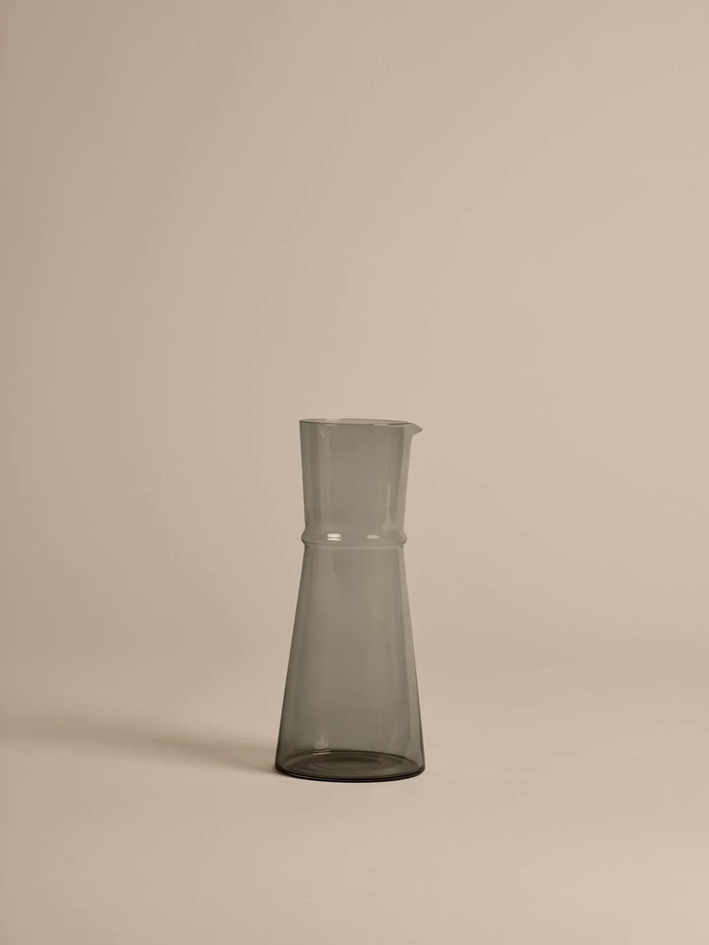 Boya Carafe - Smoked Grey, Recycled Glass alternate view