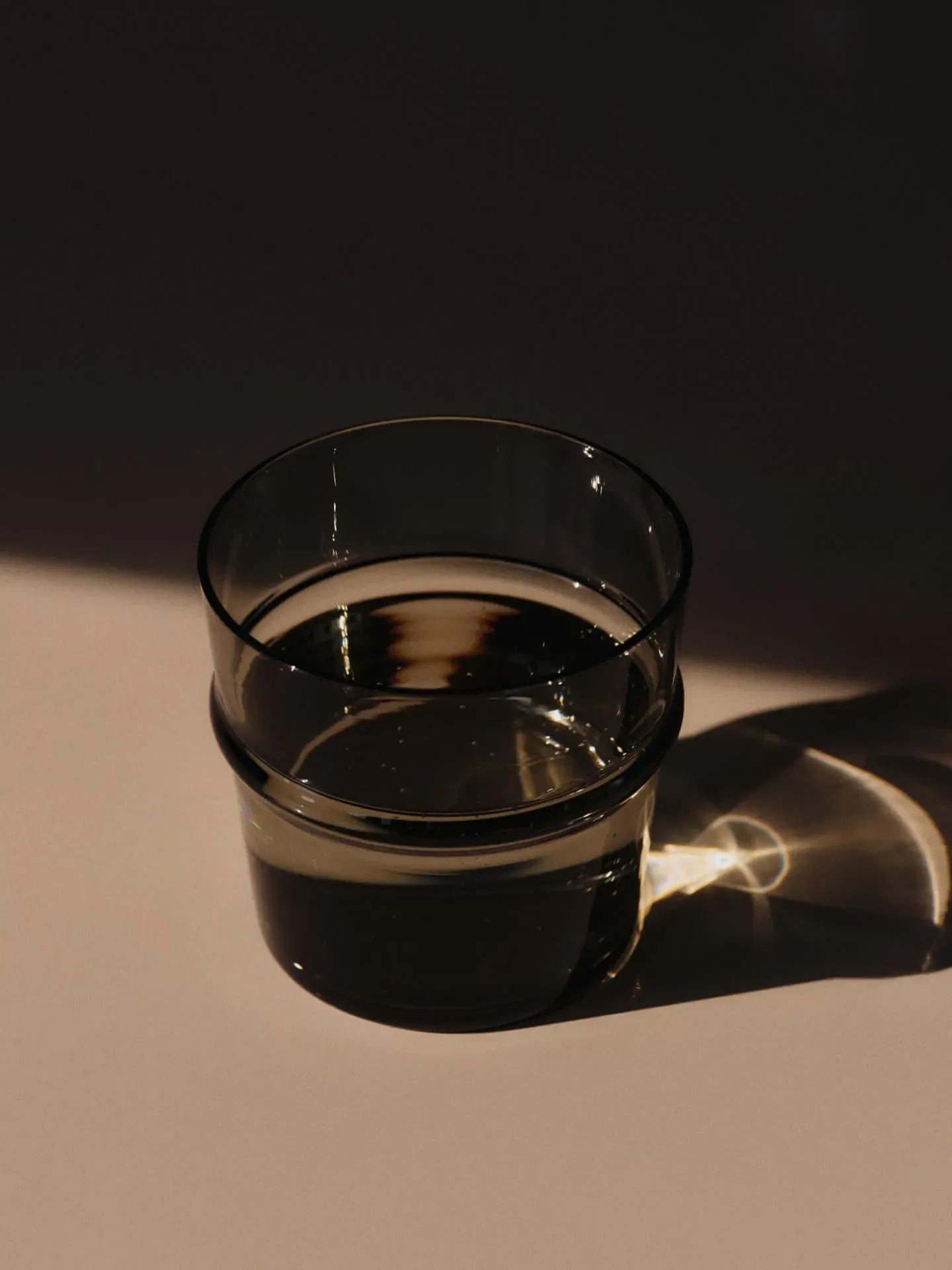 Boya Set of 2 Low Glasses - Smoked Grey alternate view