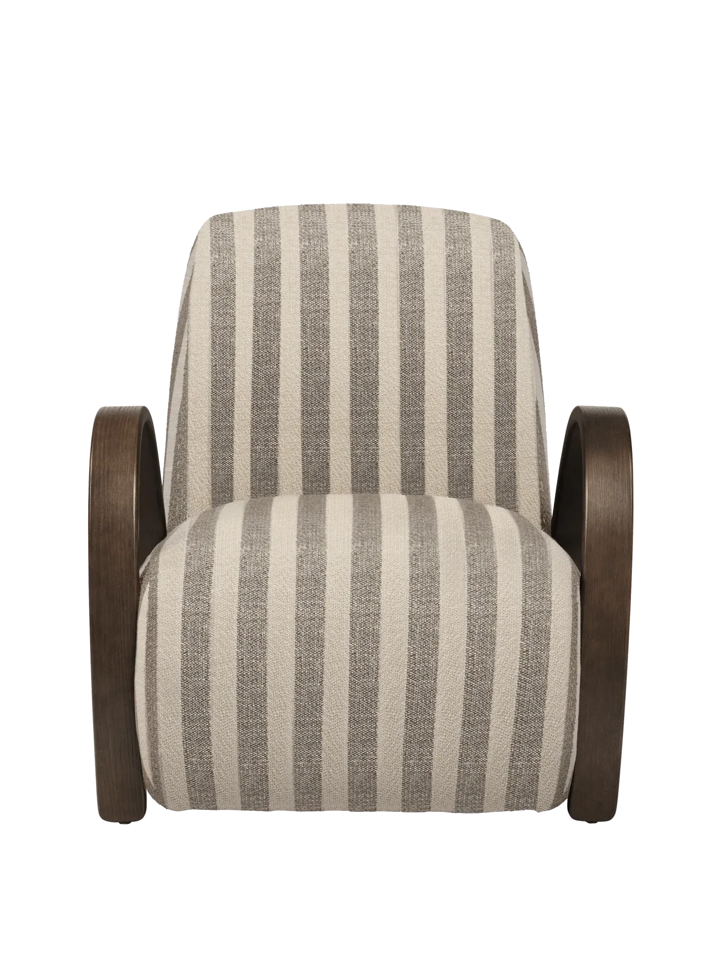 Buur Lounge Chair - Sand/Off-White, Oak alternate view