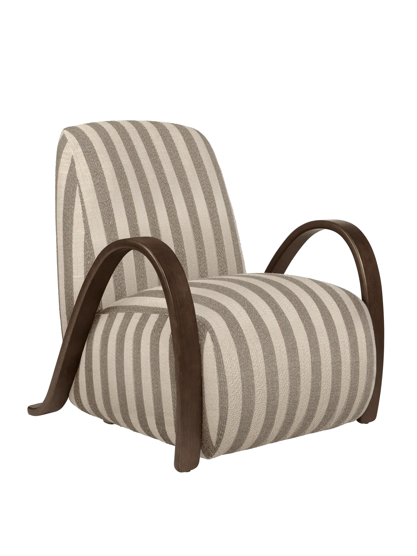 Buur Lounge Chair - Sand/Off-White, Oak product