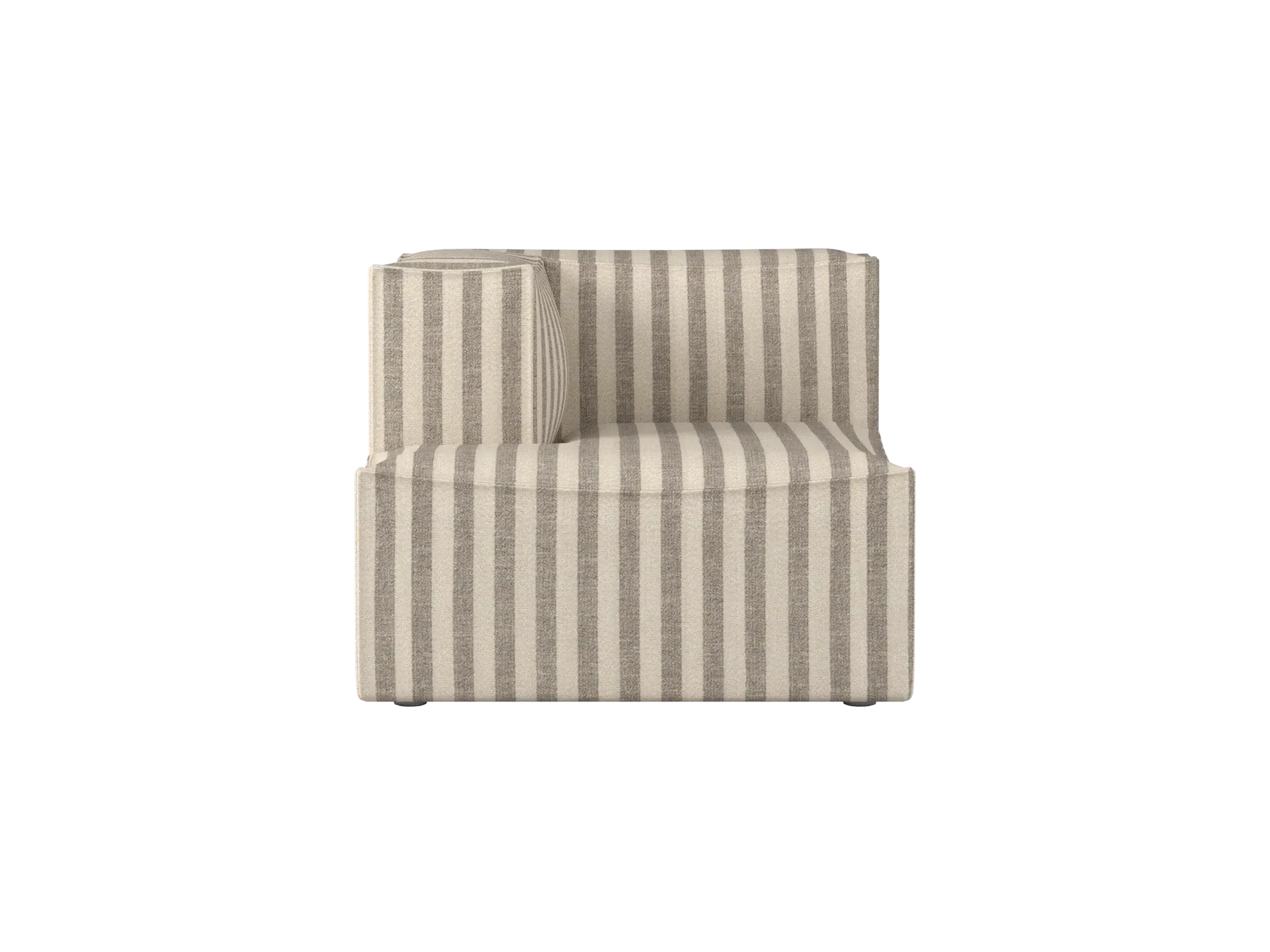 Catena Chaise Longue Right Sofa - Off-White, Louisiana Fabric product