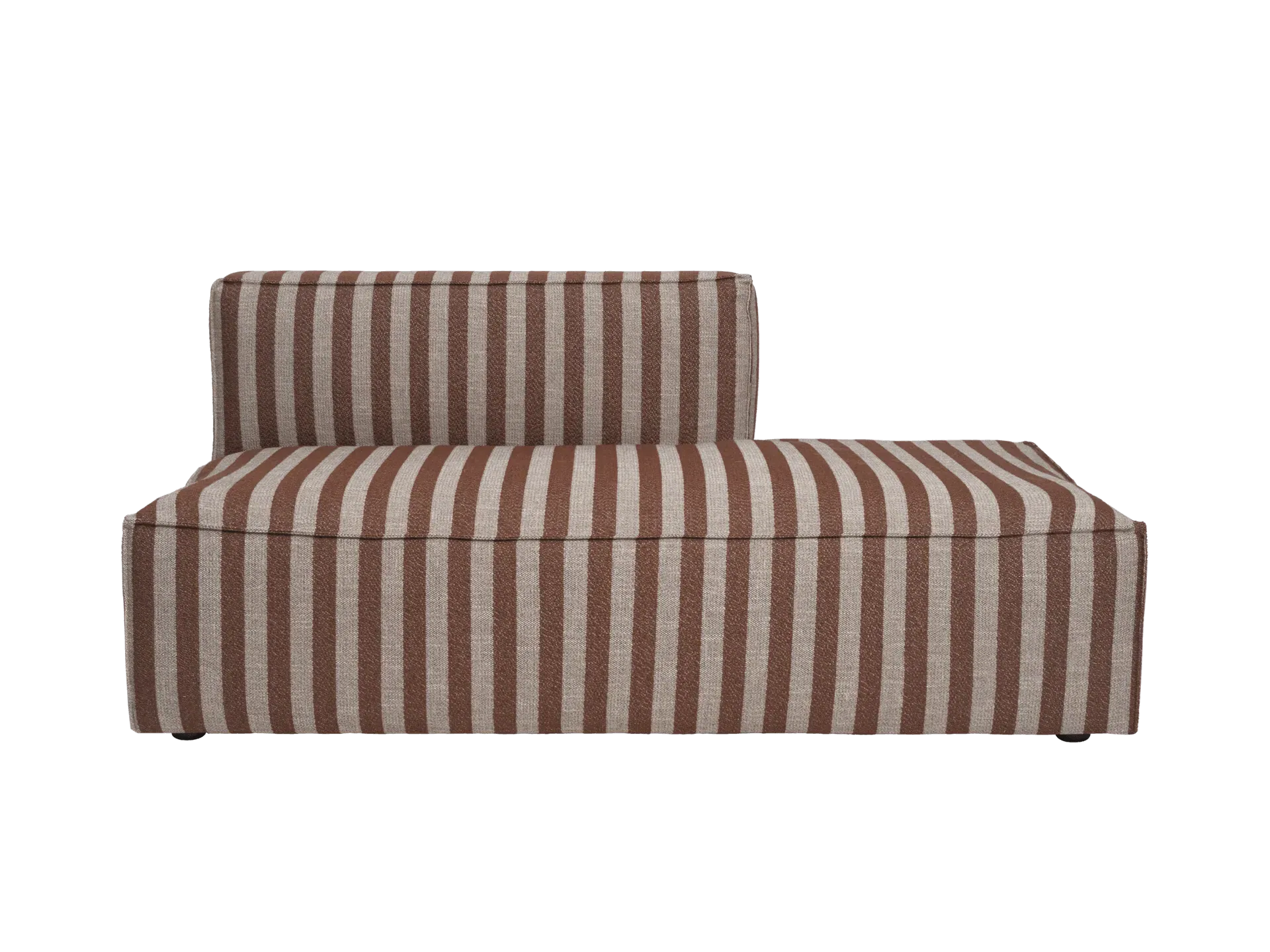 Catena L-Shaped Open End Left Sofa - Sand/Chocolate, Louisiana product