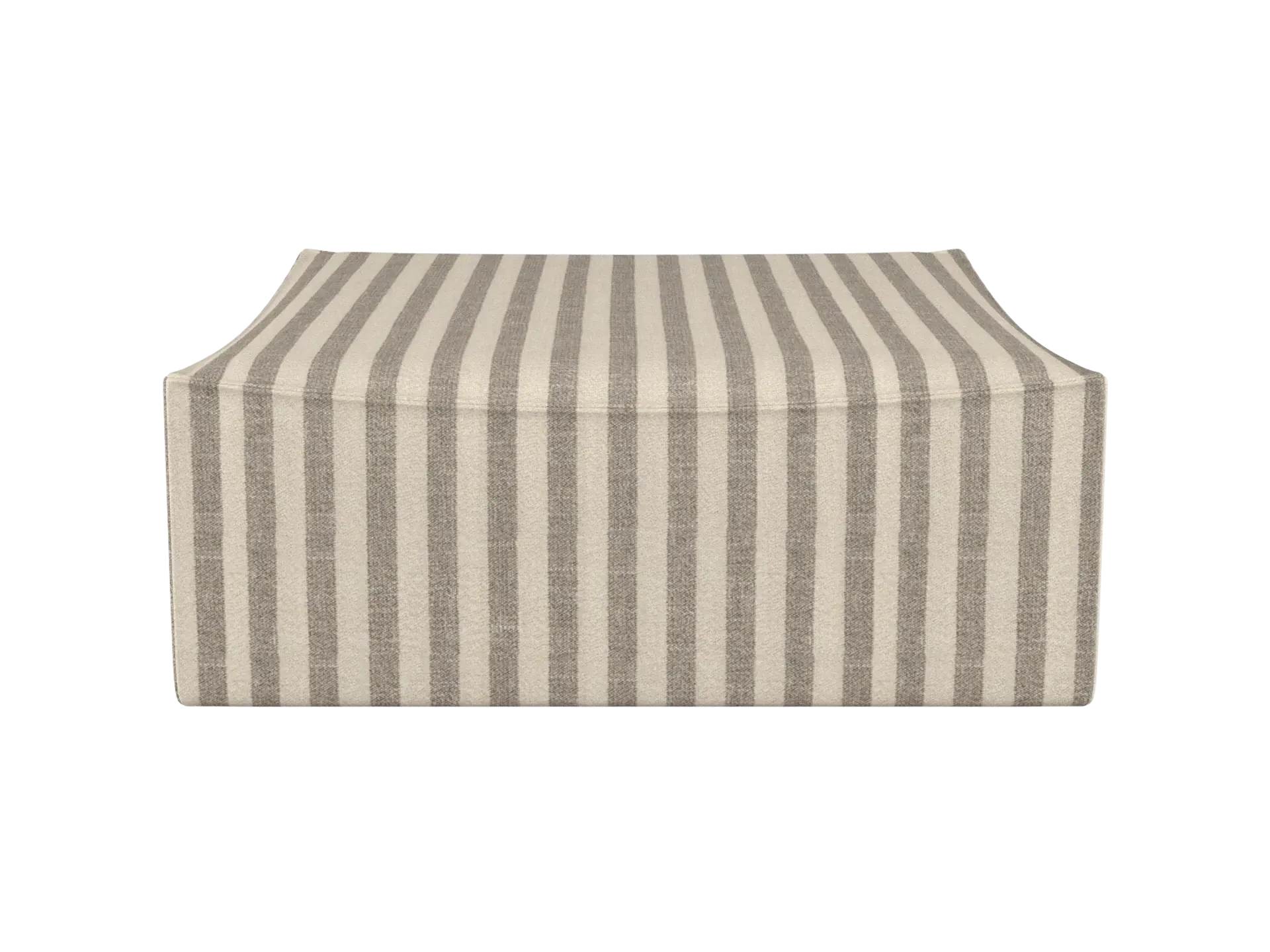 Catena Square Pouf - Sand/Off-White, Louisiana product