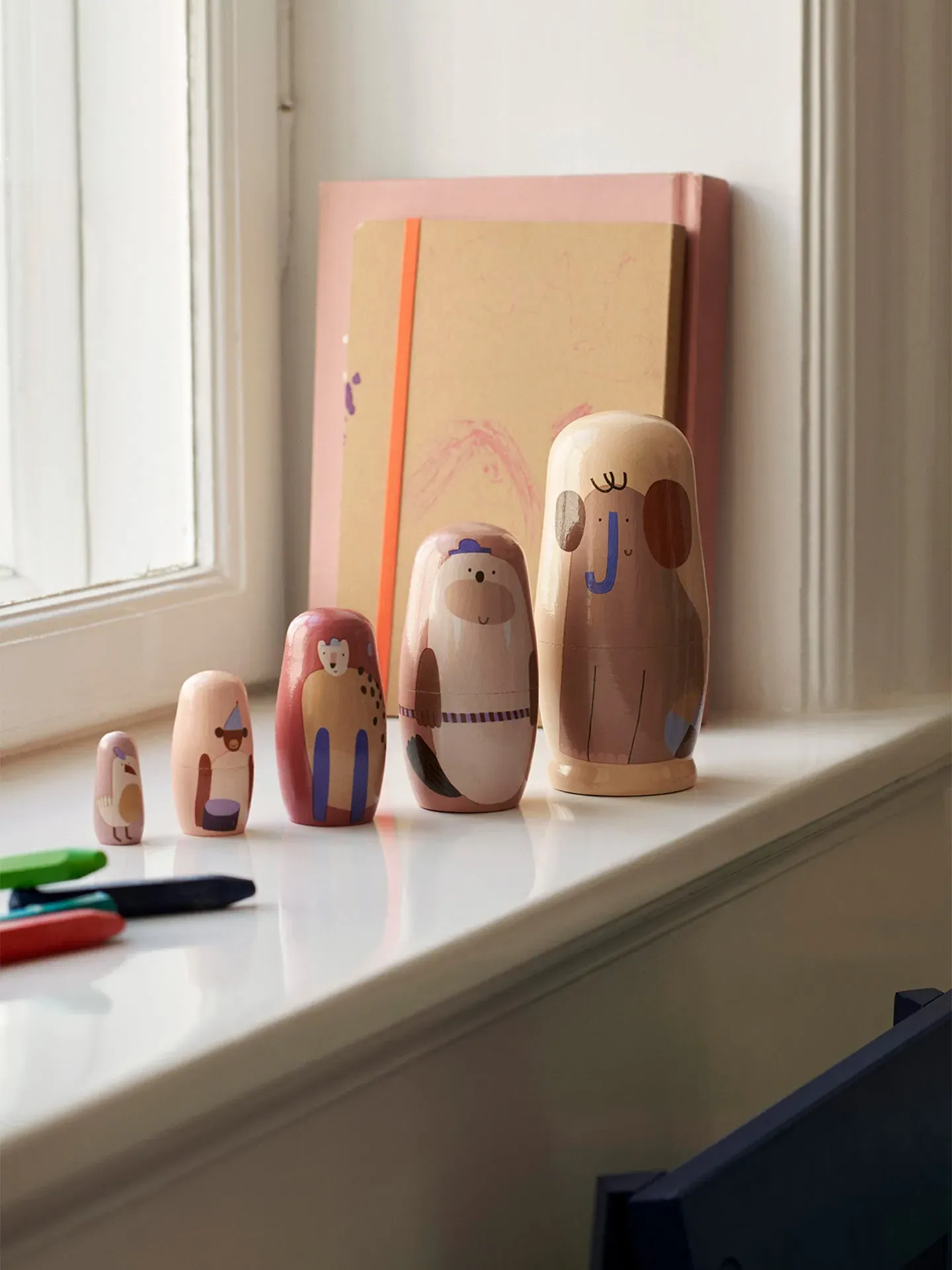 Critter Nesting Dolls - FSC-Certified Wood alternate view