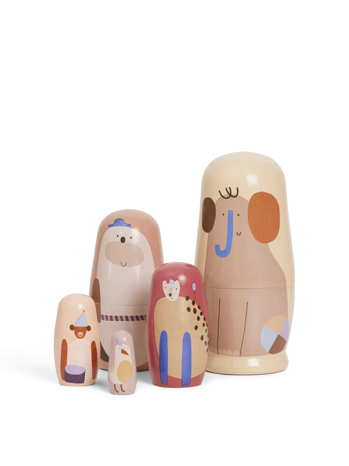 Critter Nesting Dolls - FSC-Certified Wood product