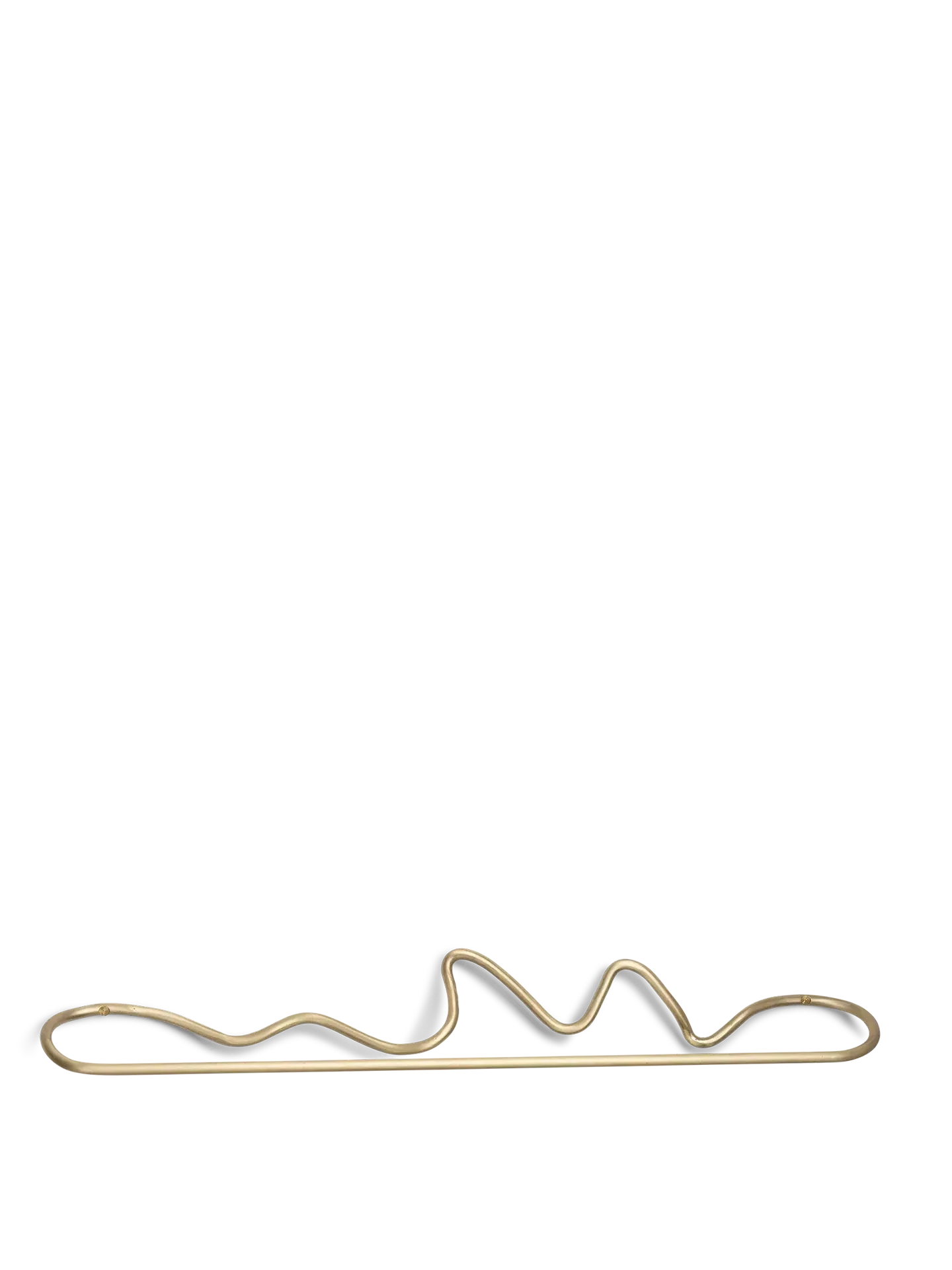 Curvature Towel Hanger - Brass product