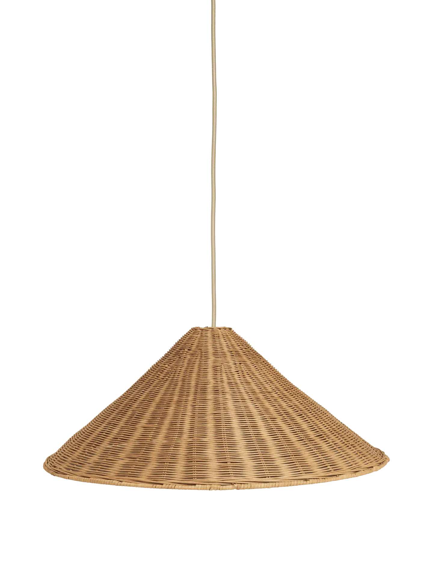 Dou Ø68 Lampshade - Natural, Rattan alternate view