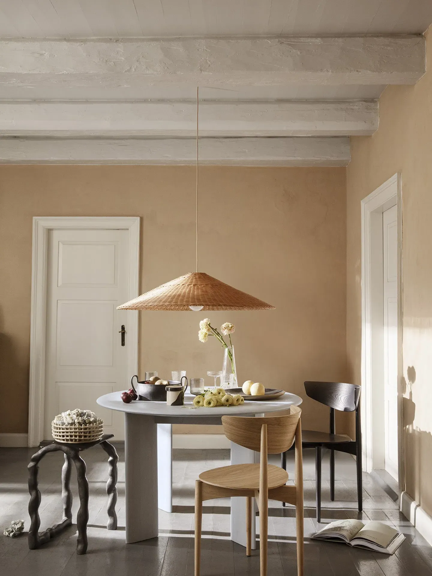 Dou Ø90 Lampshade - Natural, Rattan alternate view