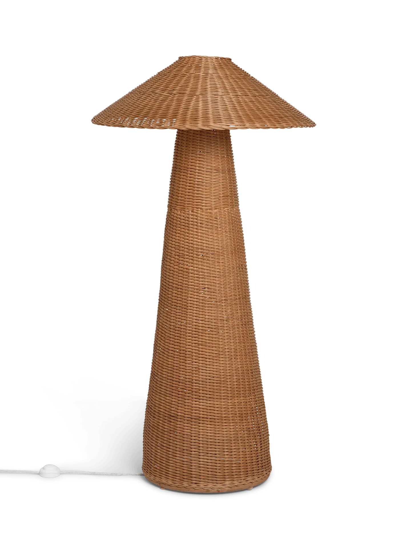 Dou Floor Lamp - Natural, Rattan product