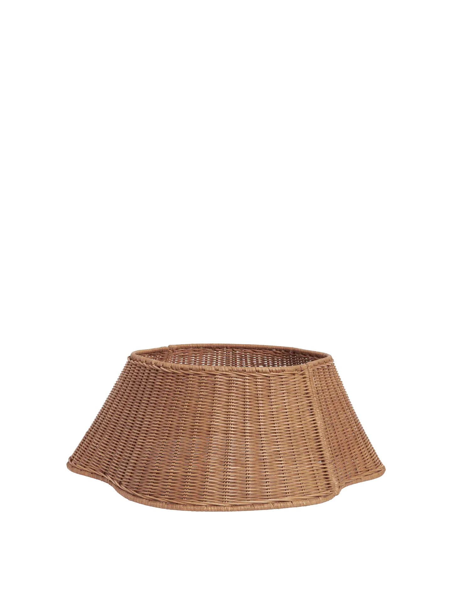 Drape Braided Rattan Tree Skirt - Natural product