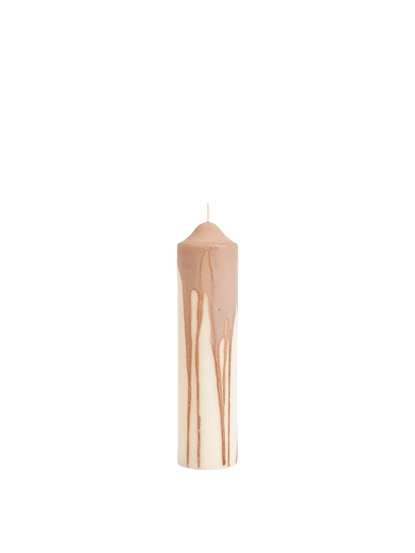 Dryp Small Pillar Candle - Beige, Stearin product