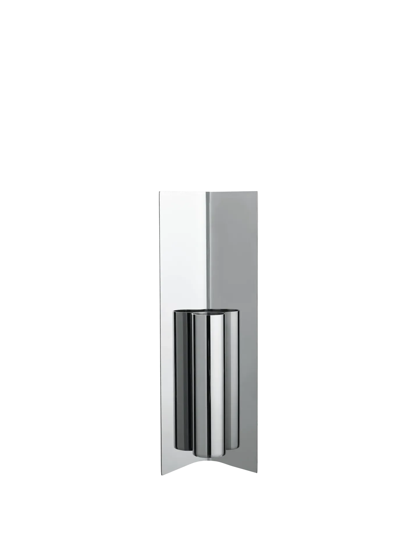 Eddy Wall Vase - Mirror Polished, Stainless Steel product