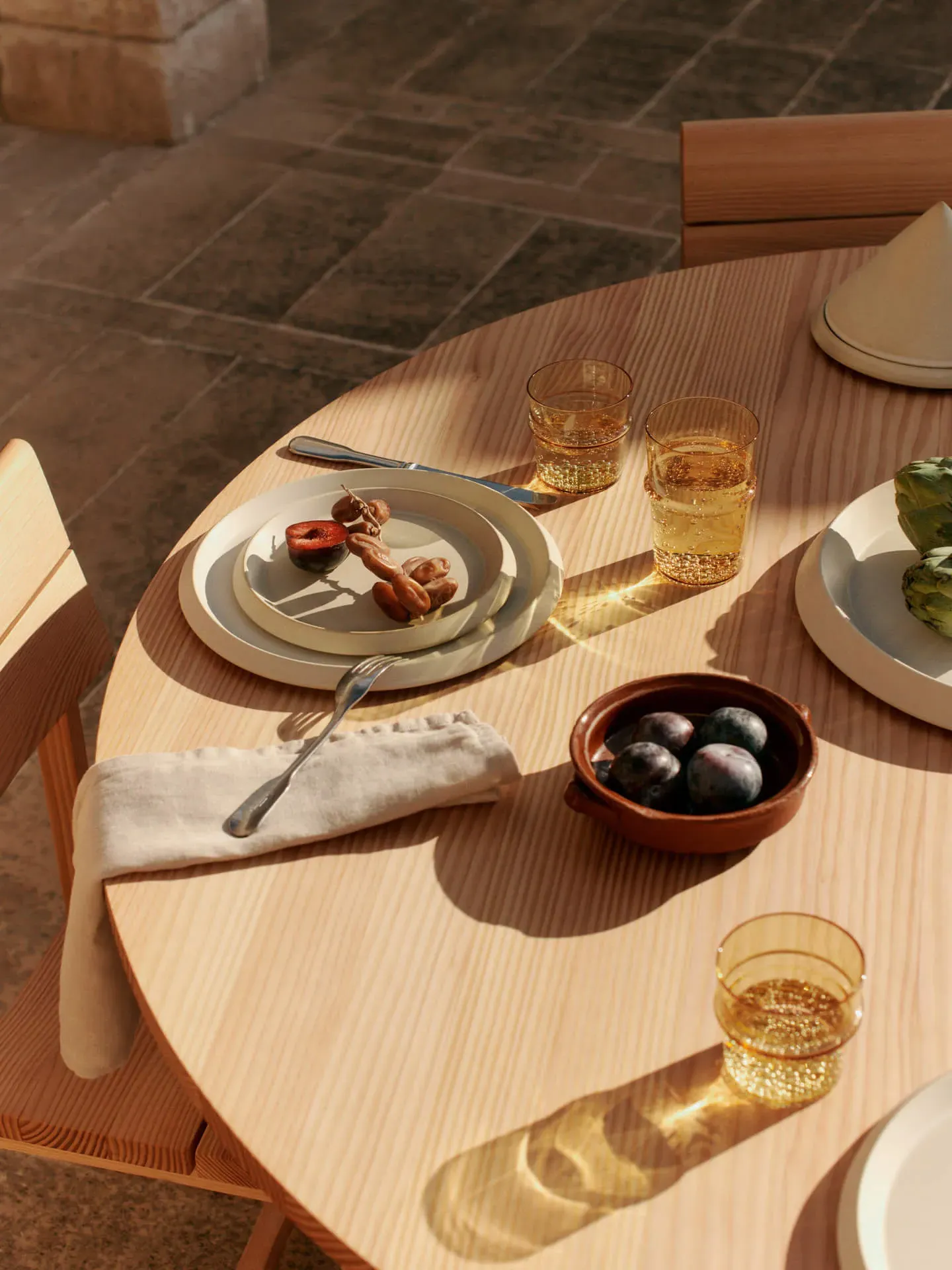 Erena Side Plate - Cream, Stoneware alternate view