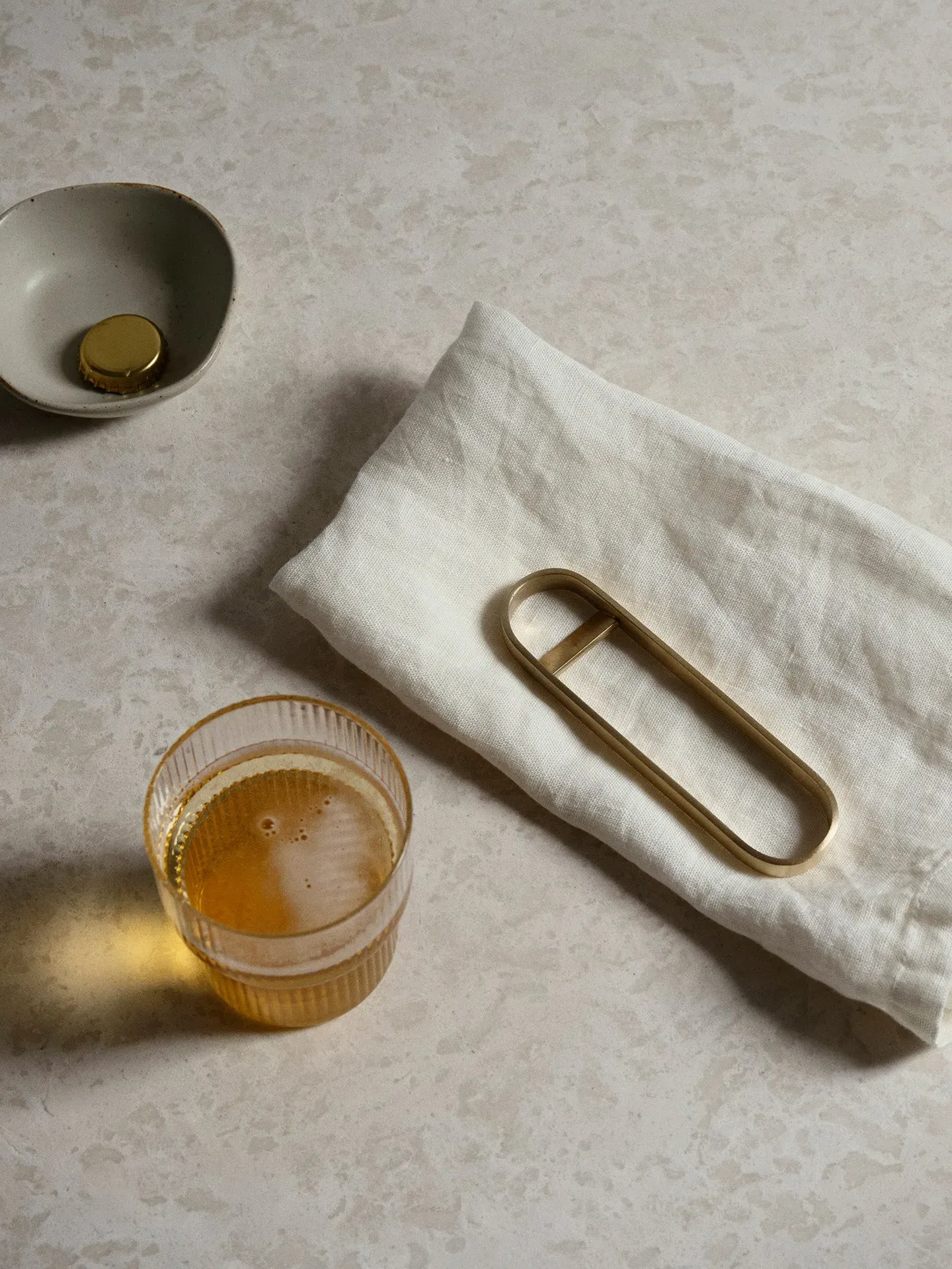 Fein Bottle Opener - Brass alternate view