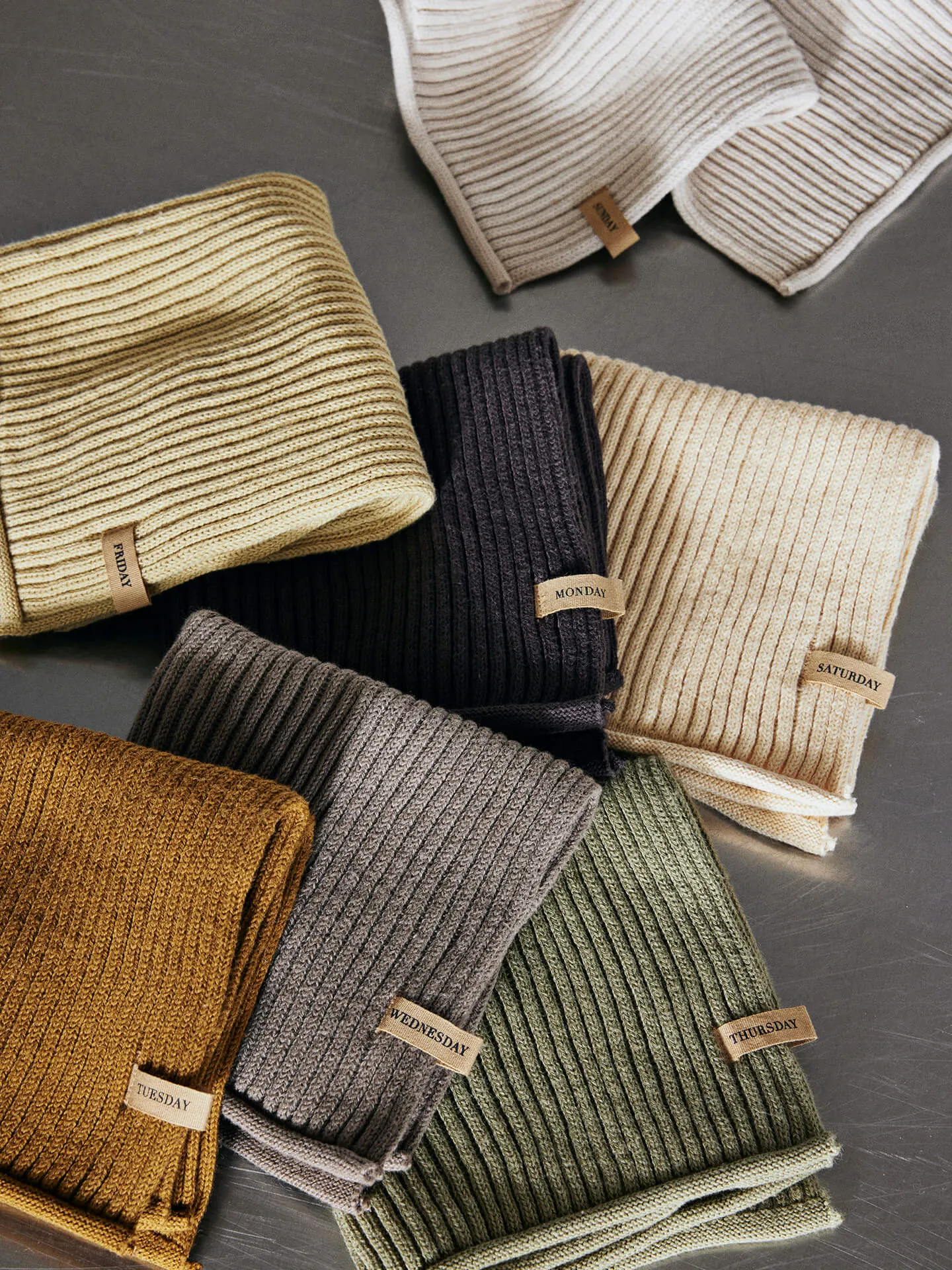 Ferm Living Day Cloths Set of 7 - Calm alternate view