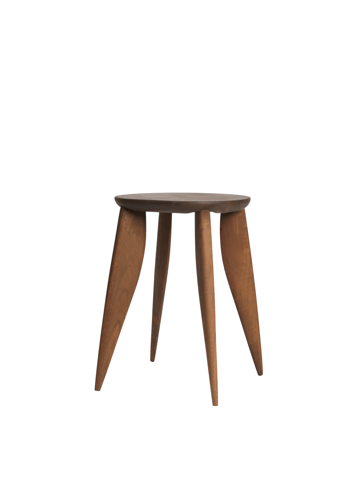 Feve Round Side Table - Walnut product