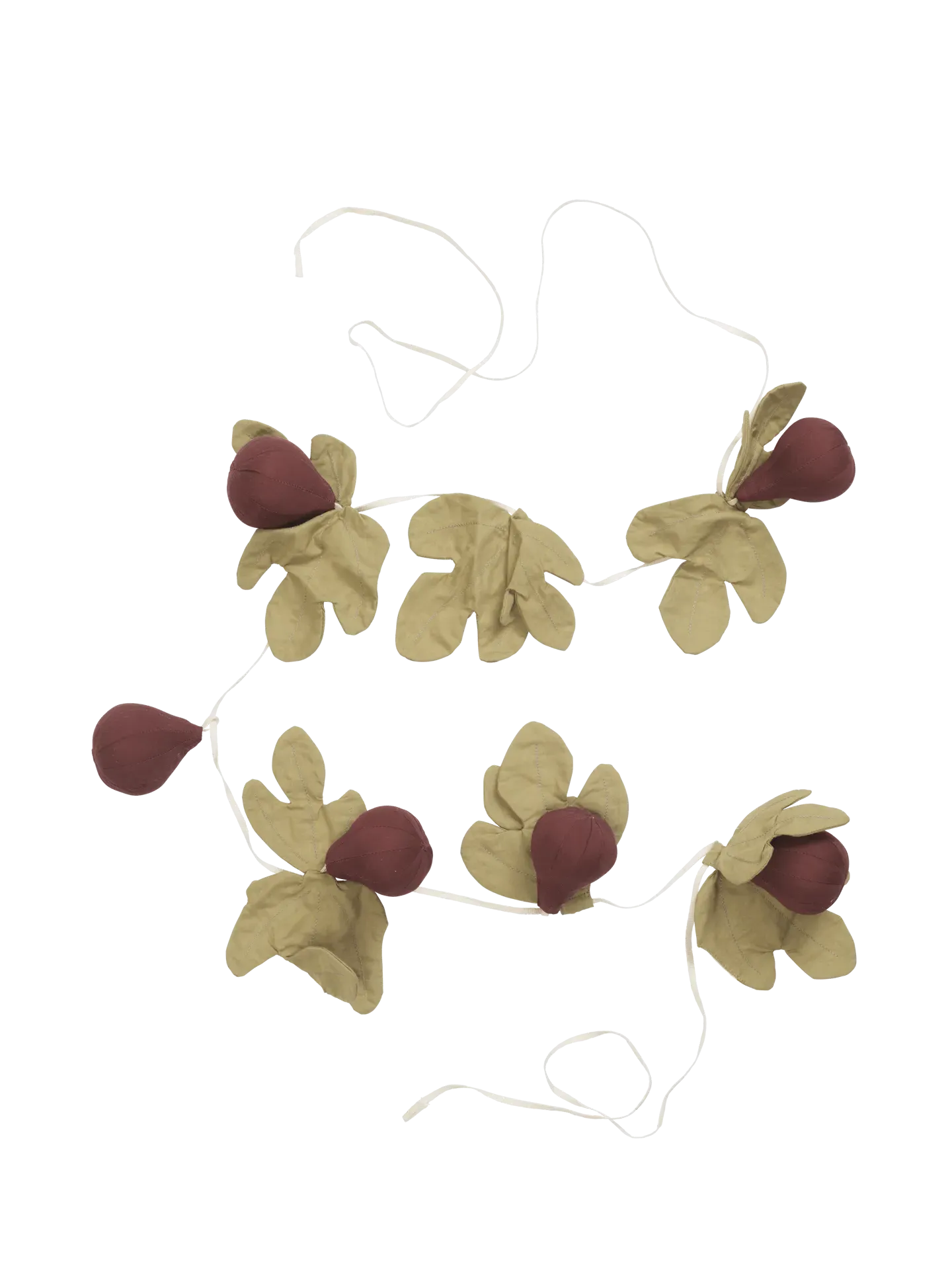 Figs Garland - Mauve/Green, Organic Cotton product
