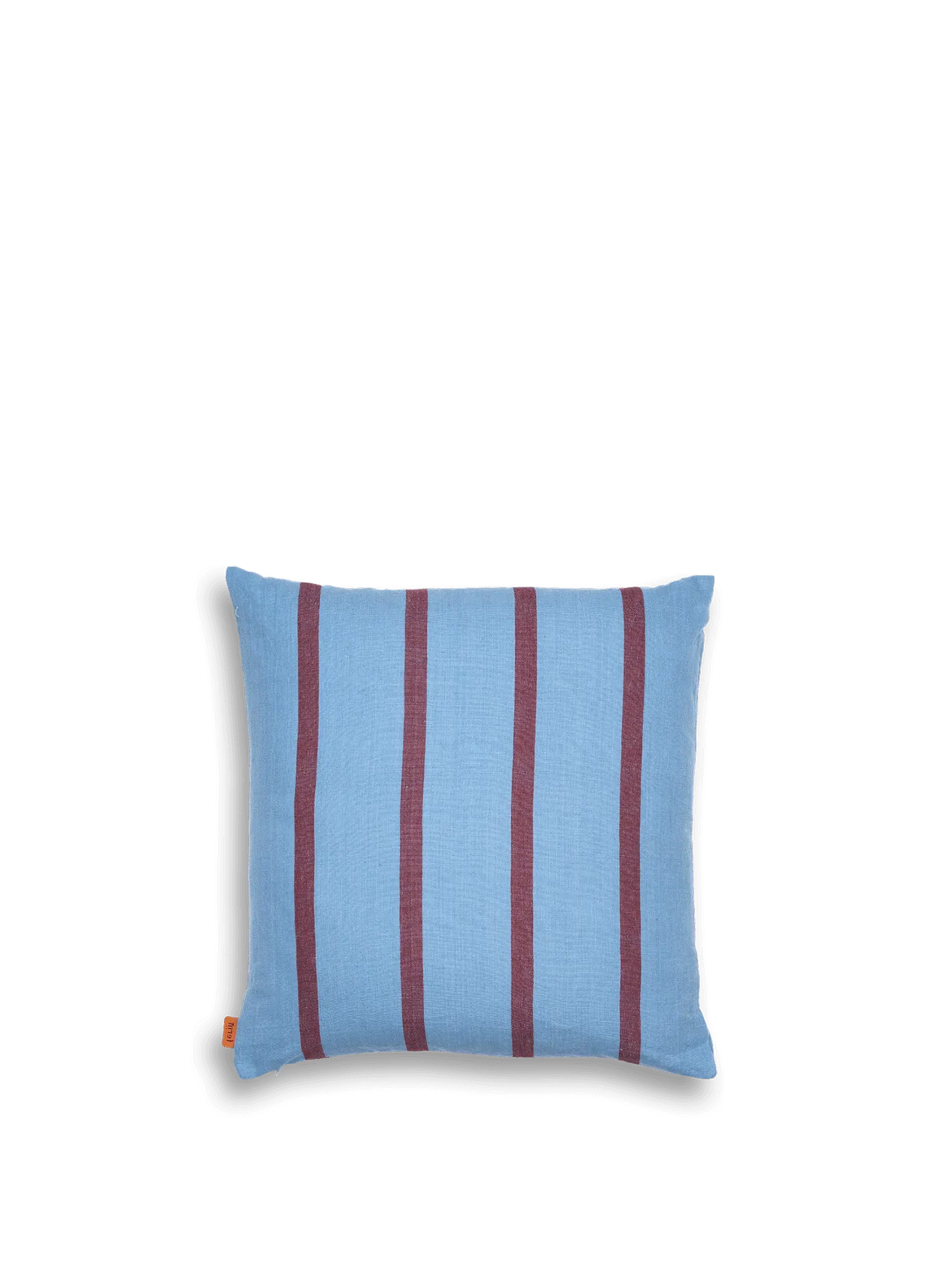 Grand Cushion Cover - Faded Blue/Burgundy, Linen-Cotton product