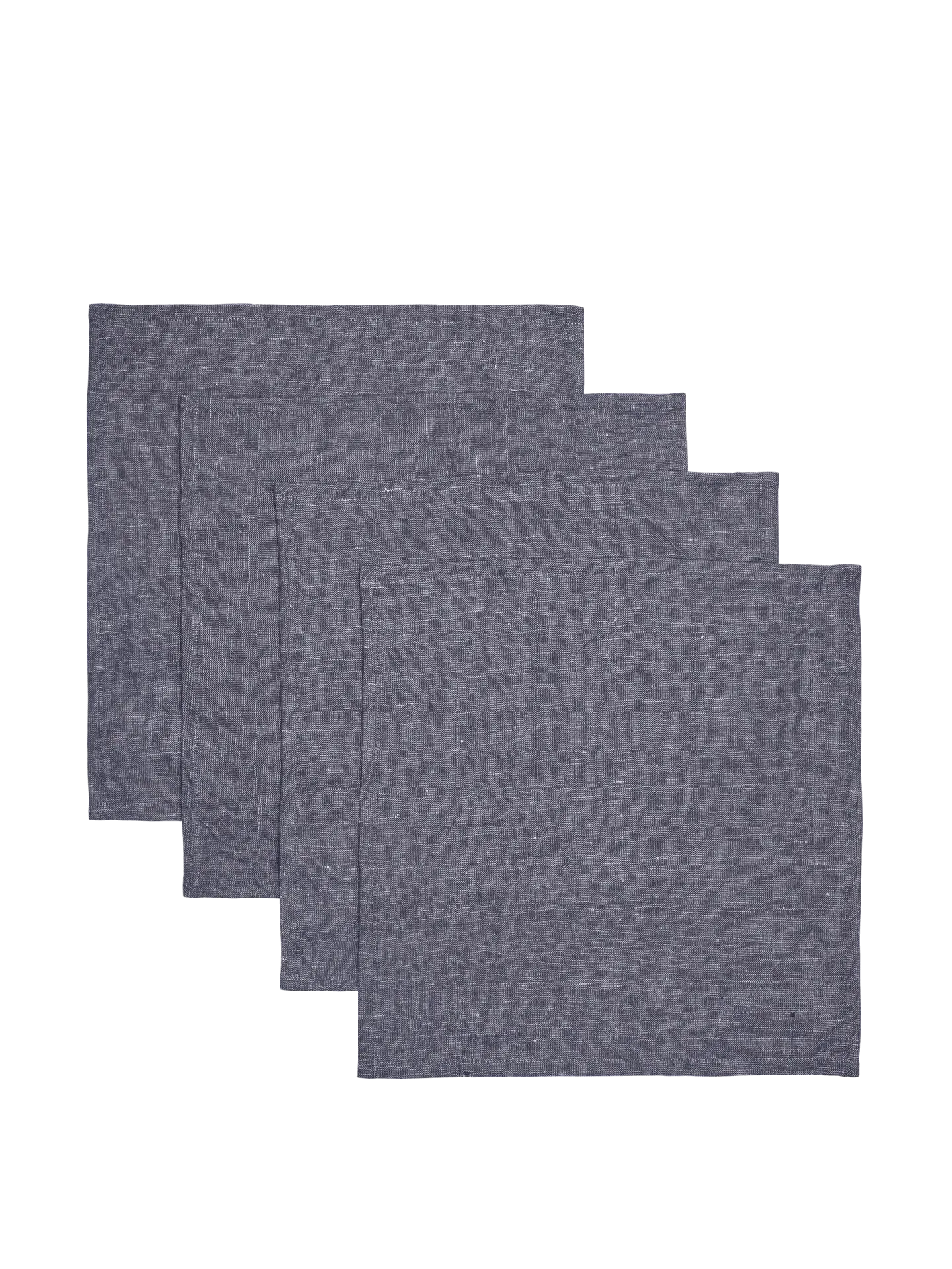 Hale Set of 4 Napkins - Indigo Blue, Linen Cotton product
