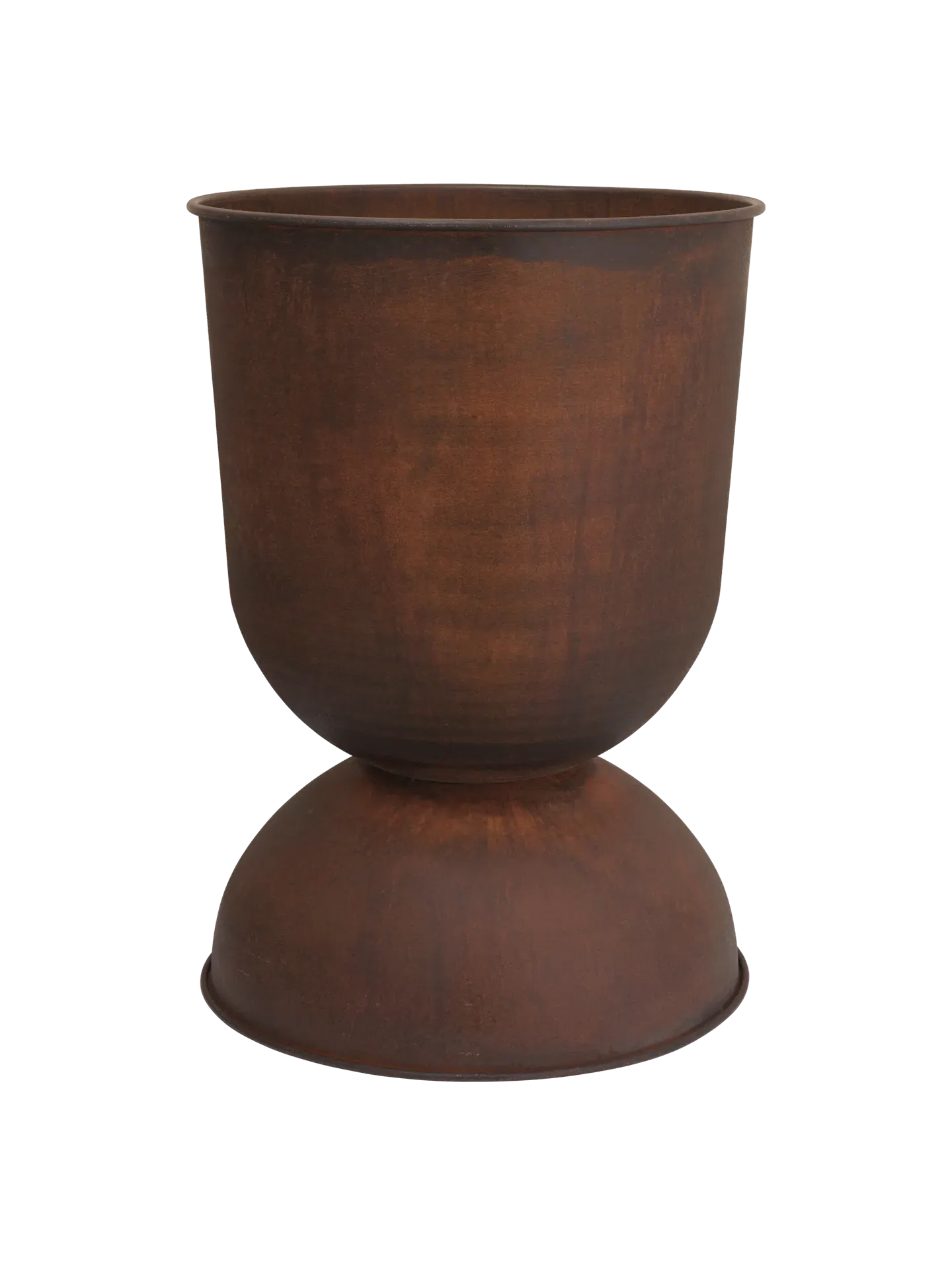 Hourglass Large Pot - Rust, Iron product